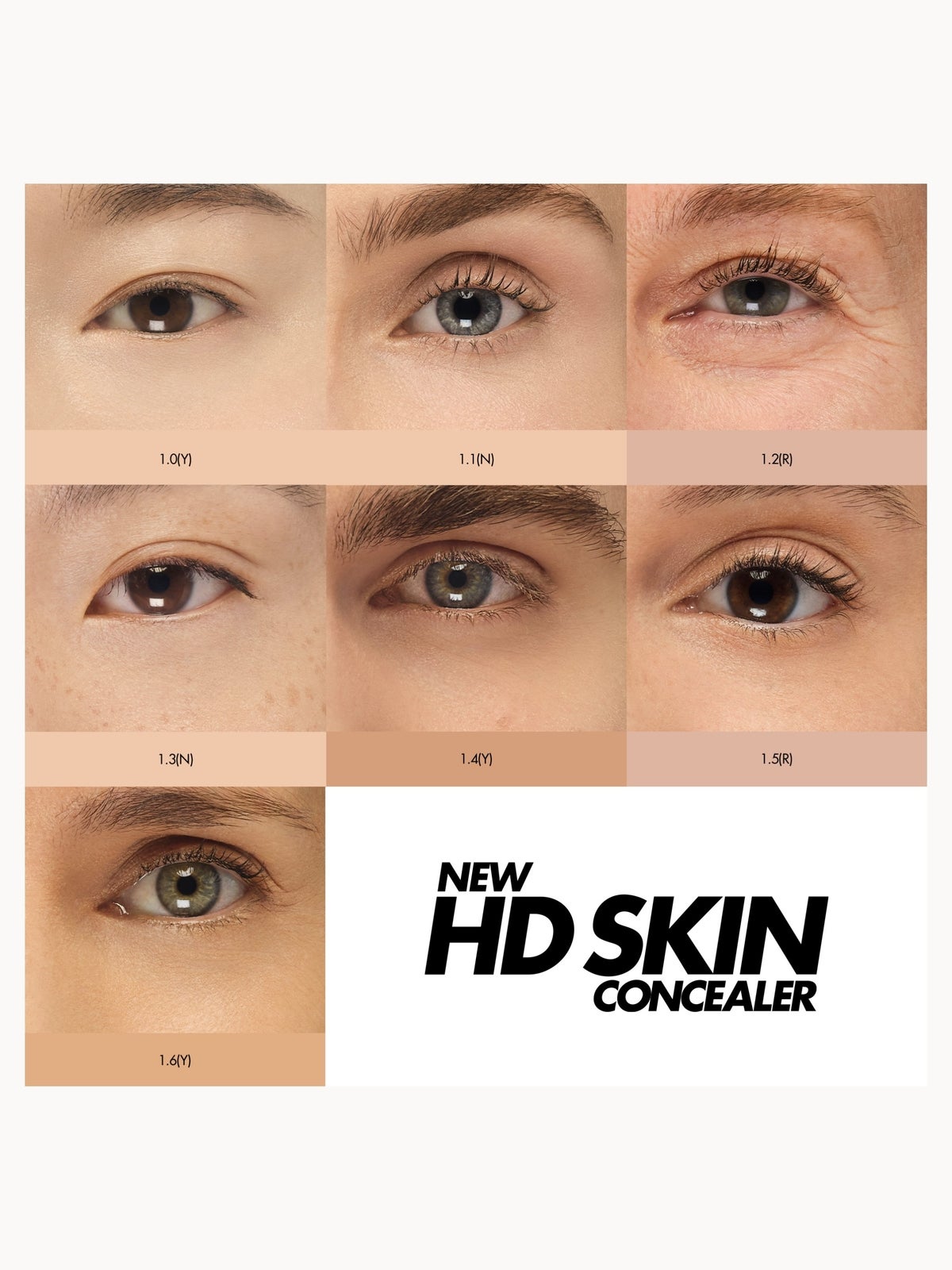 MAKE UP FOR EVER HD Skin Concealer 4.7ml (Various Shades) - 1.1 (N) Lace 4