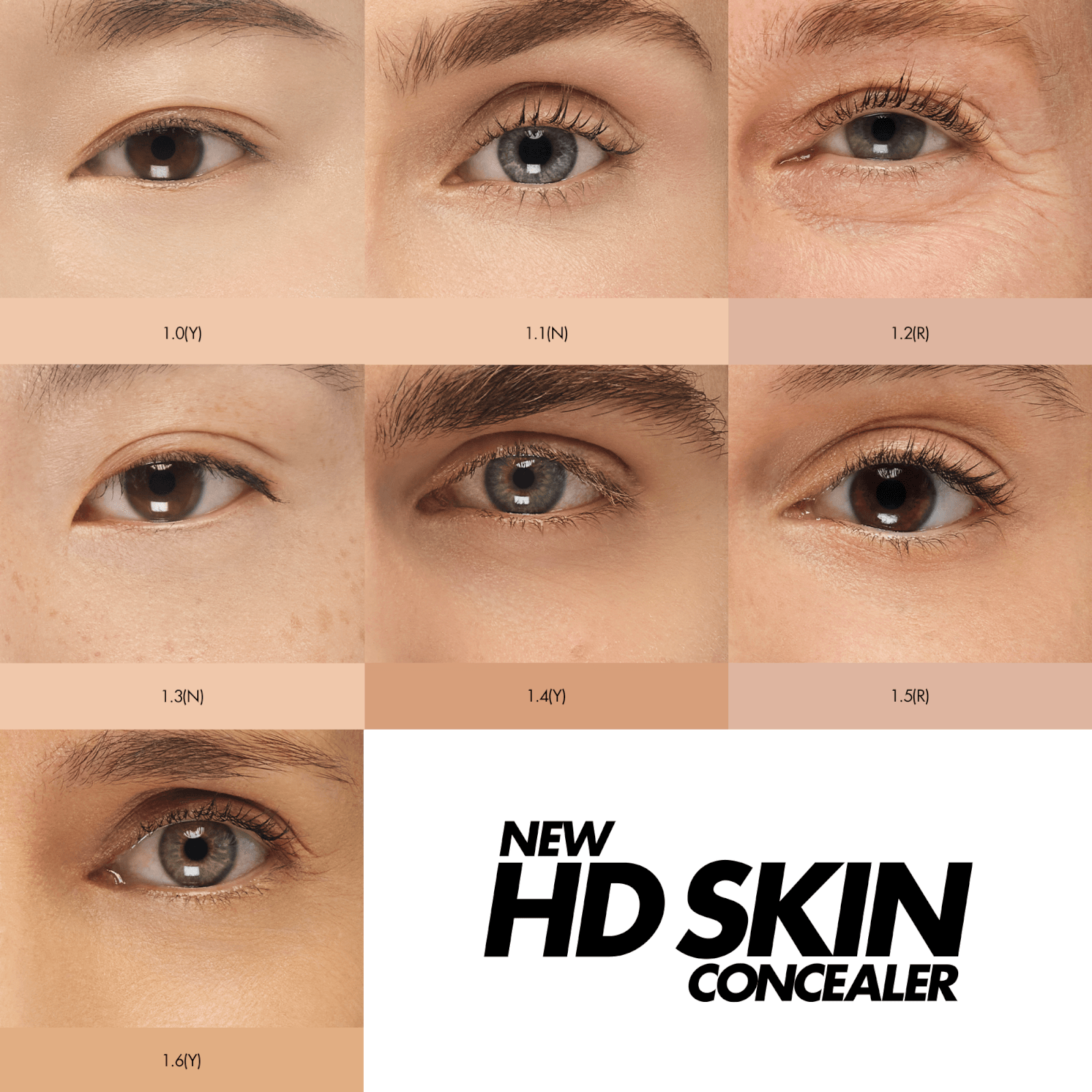 MAKE UP FOR EVER HD Skin Concealer 4.7ml (Various Shades) - 1.3 (N) Nougat 4