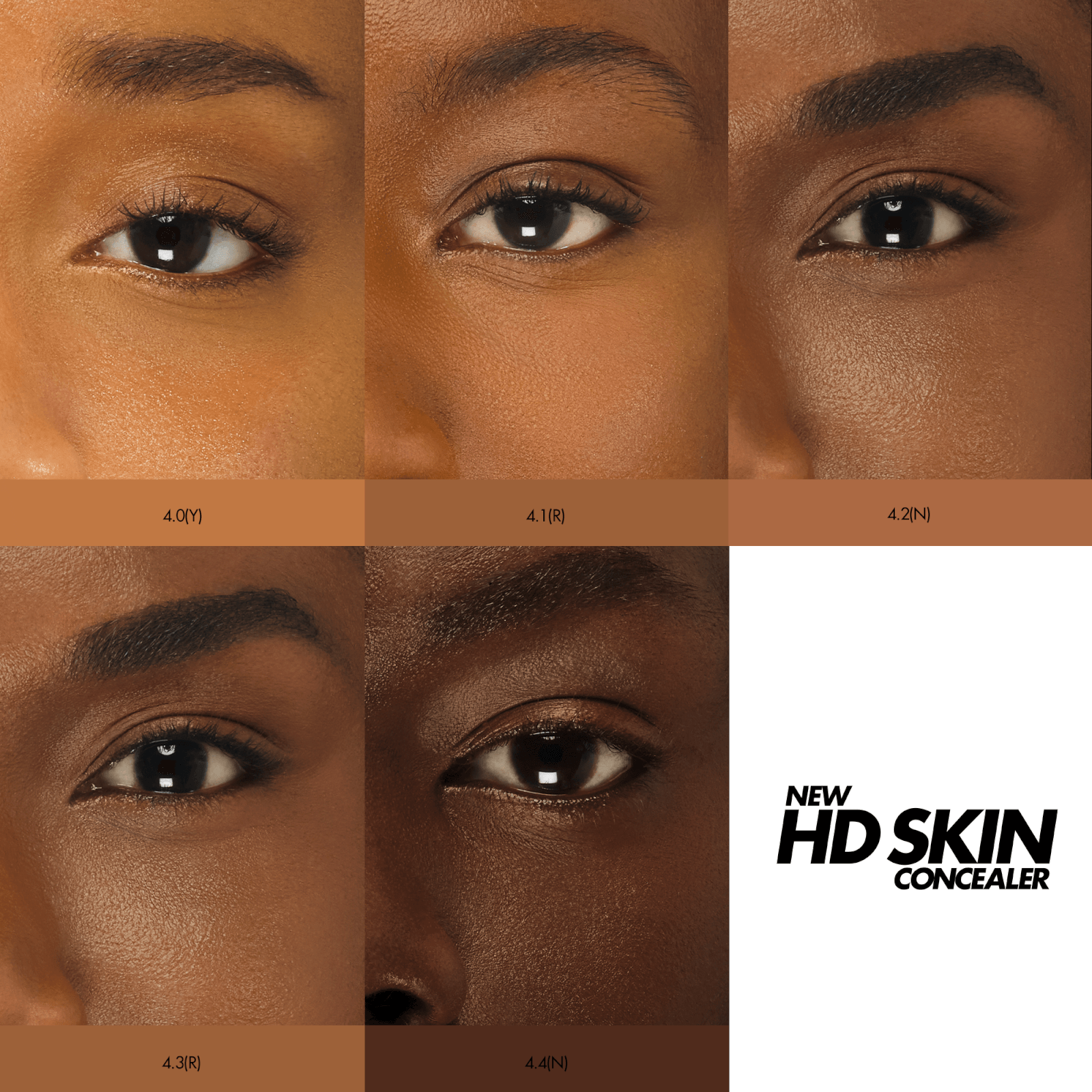 MAKE UP FOR EVER HD Skin Concealer 4.7ml (Various Shades) - 4.4 (N) Ebony 4