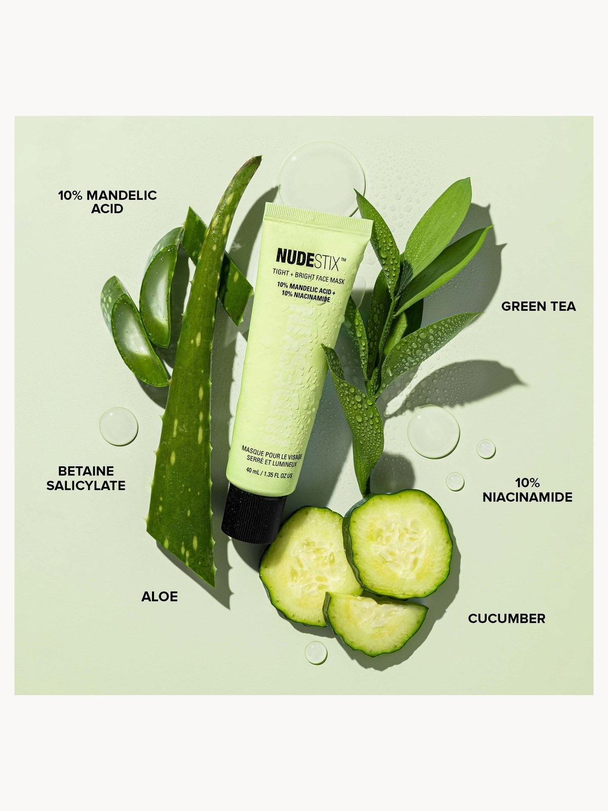 NUDESTIX NUDESKIN Tight and Bright Mask 40ml 3