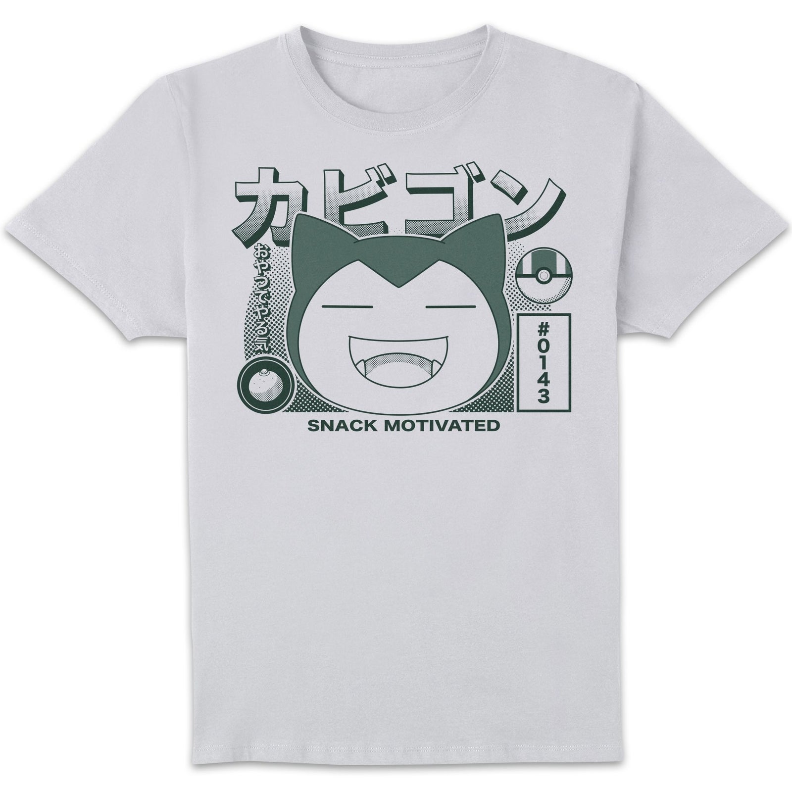 Pokémon Snorlax I'm Hungry T-Shirt - White - S