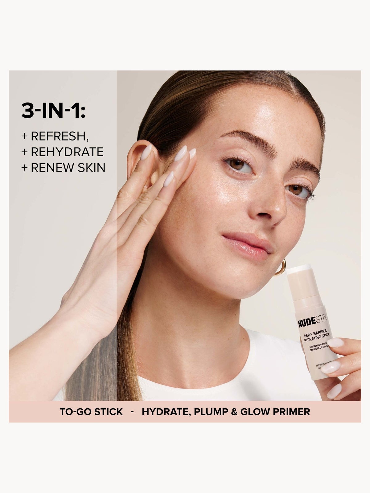 NUDESTIX Dewy Barrier Hydrating Stick 10g 3