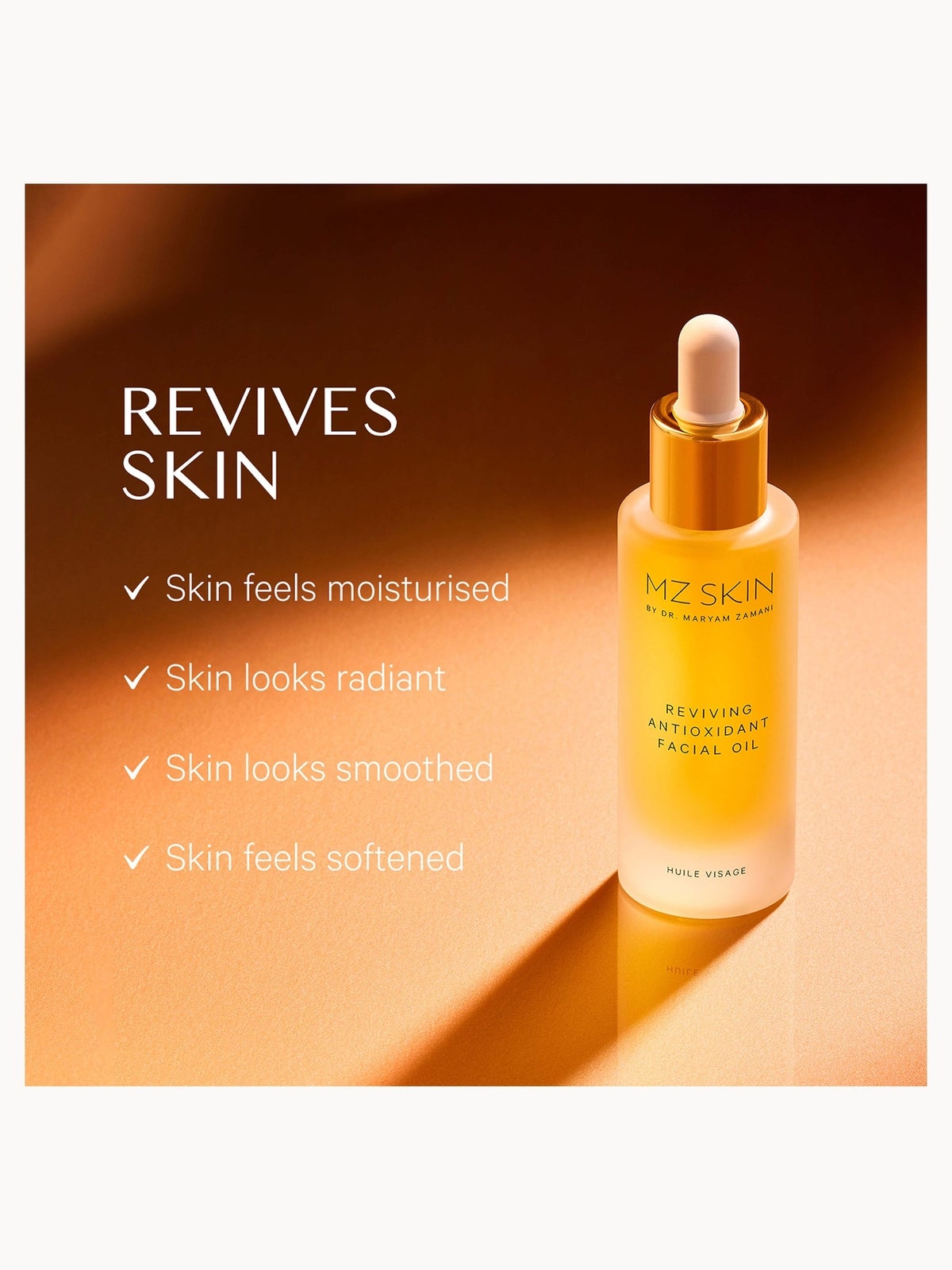 MZ Skin Reviving Antioxidant Facial Oil 30ml 3