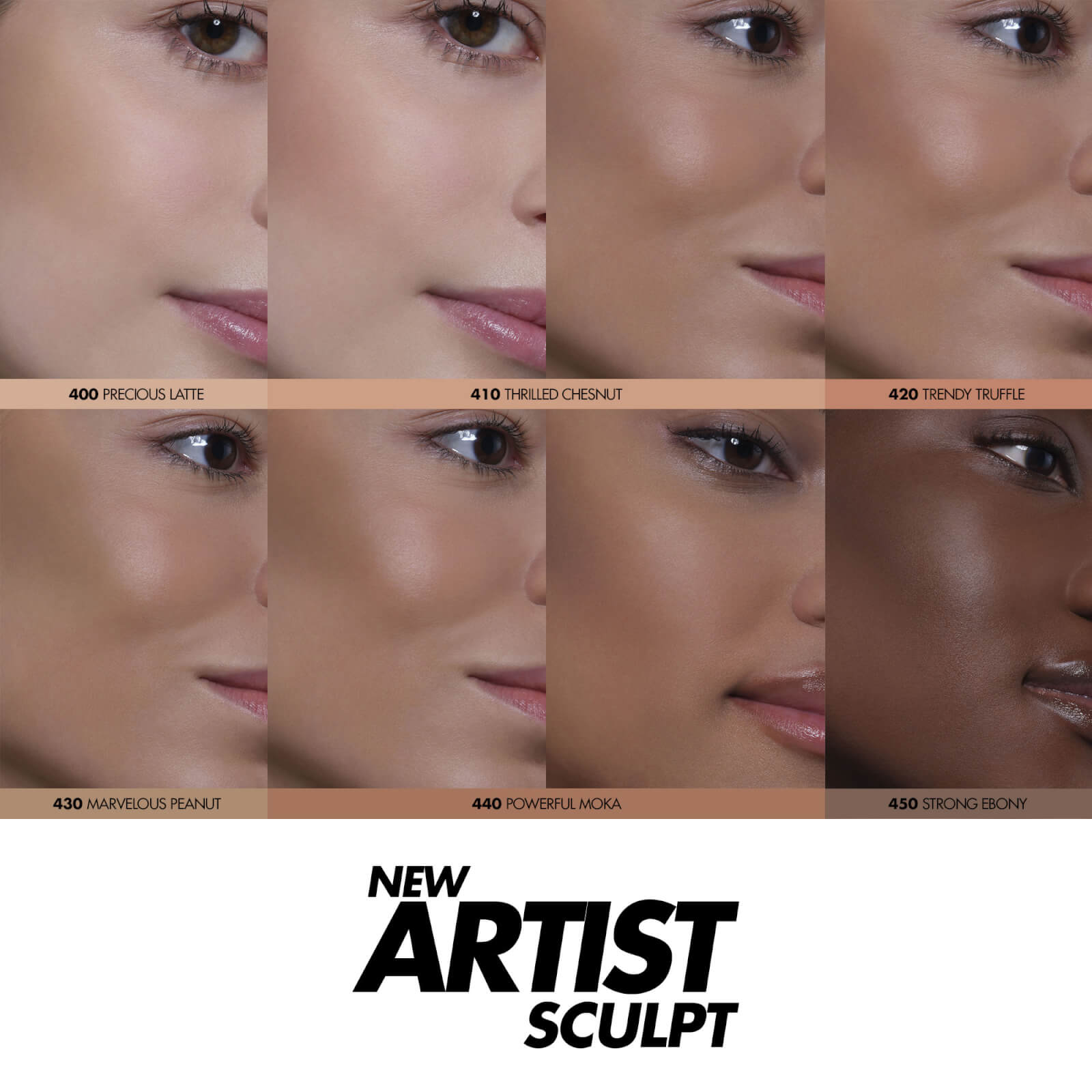 MAKE UP FOR EVER Artist Face Powders Sculpt 4g (Various Shades) - S400 - Precious Latte 2
