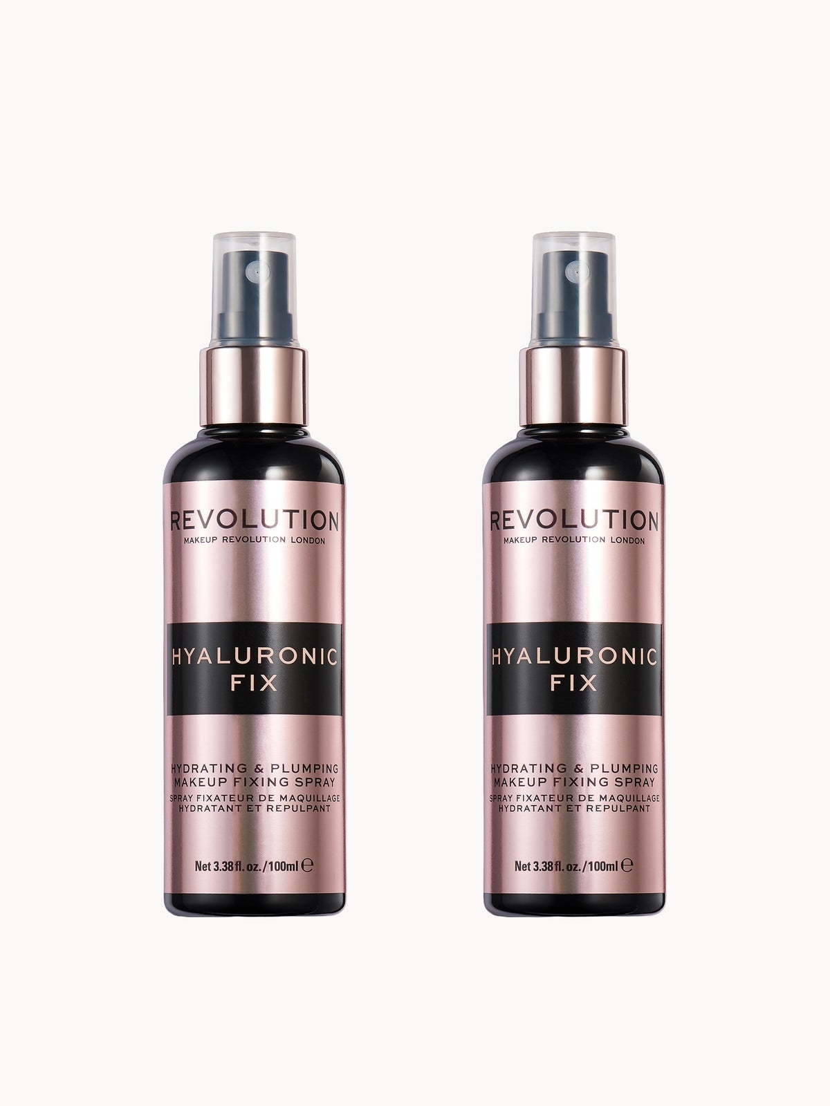 Makeup Revolution Hyaluronic Fixing Spray Duo