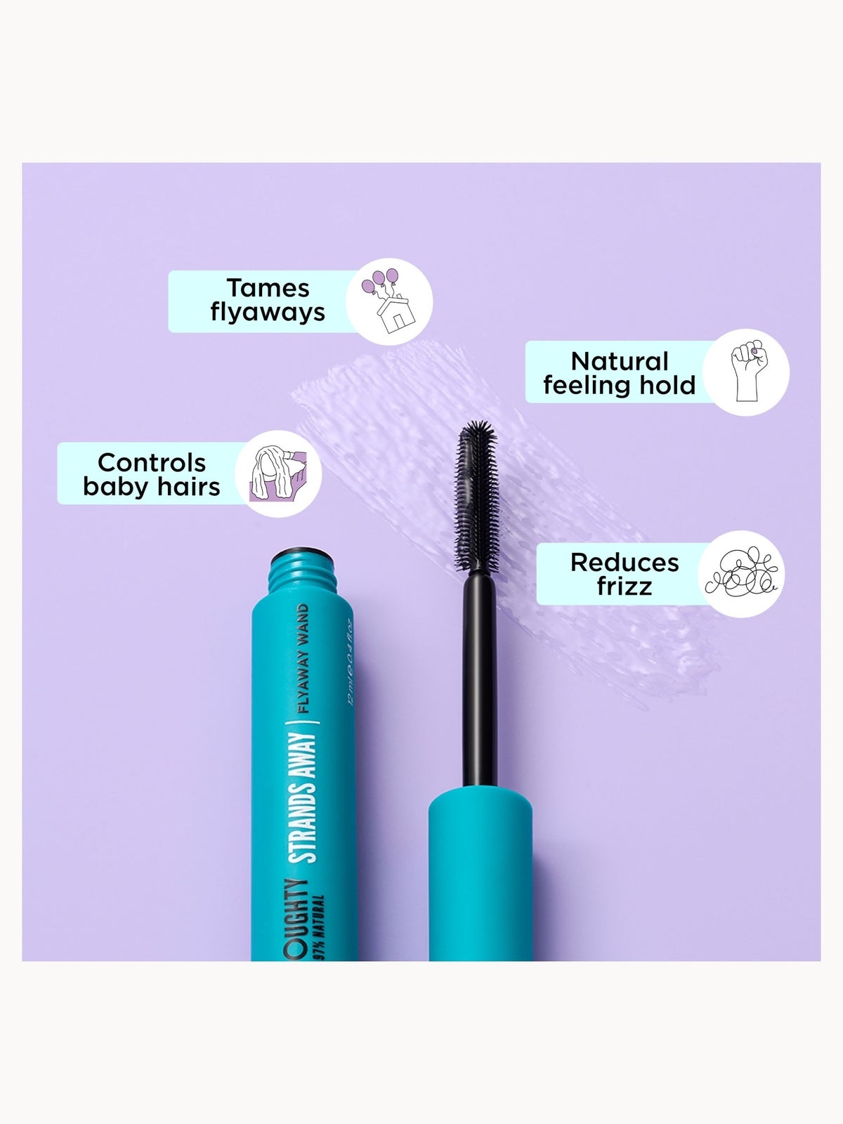 Noughty Frizz Magic Flyaway Taming Wand 12ml 2