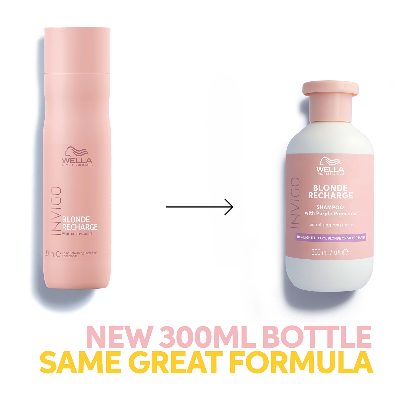 Thumbnail - Wella Professionals Care Invigo Blonde Recharge Colour Refreshing Shampoo Cool Blonde 300ml