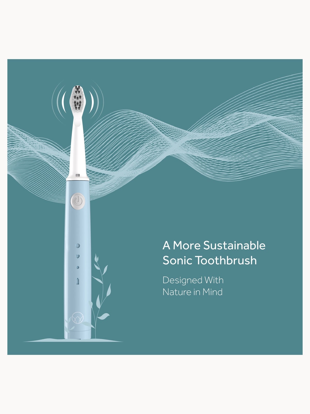 Waken Mouthcare Sonic Toothbrush Handle - Mint Blue 3