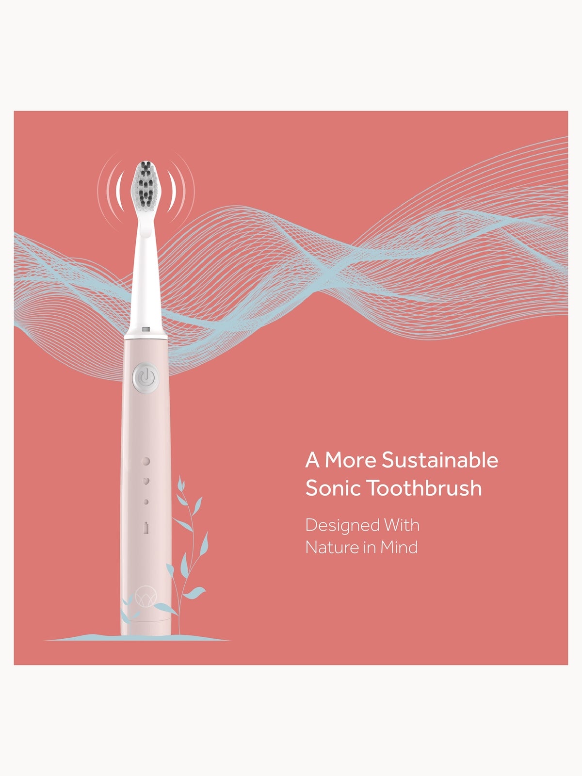 Waken Mouthcare Sonic Toothbrush Handle - Dusty Rose 2