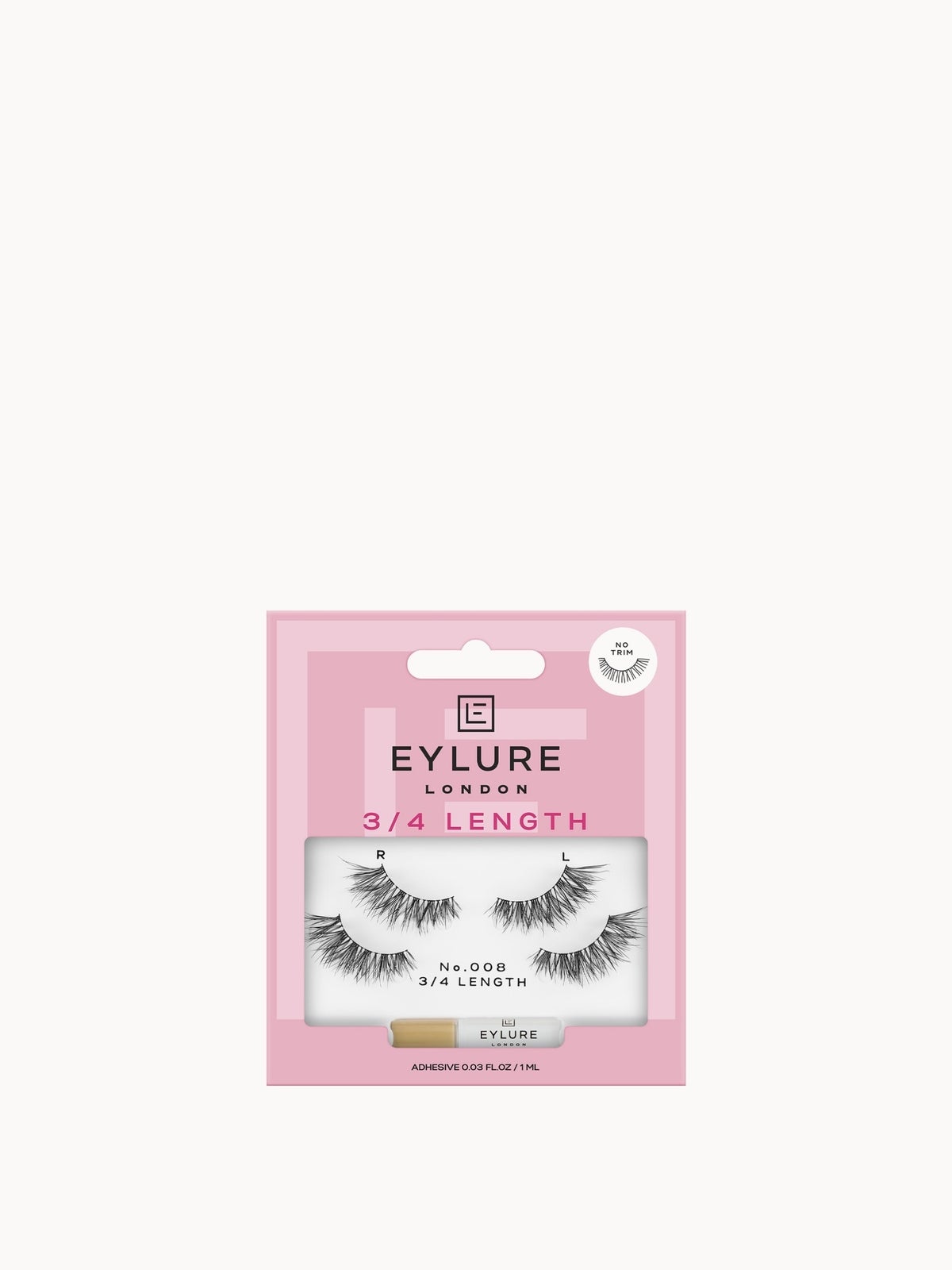 Eylure 3/4 Length False Lashes - No. 008 Twin Pack