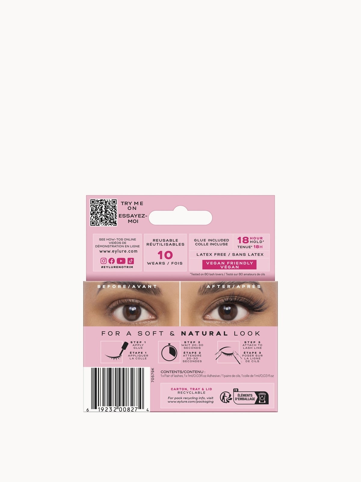 Eylure 3/4 False Lashes - No. 024 2