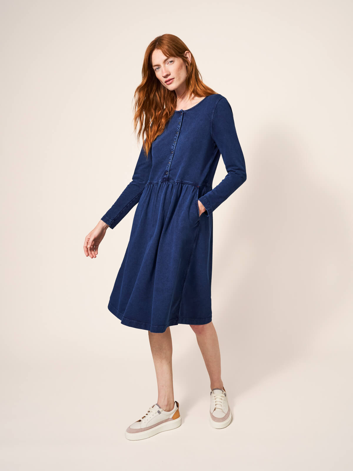Marsia Gestreiftes Jerseykleid - 52