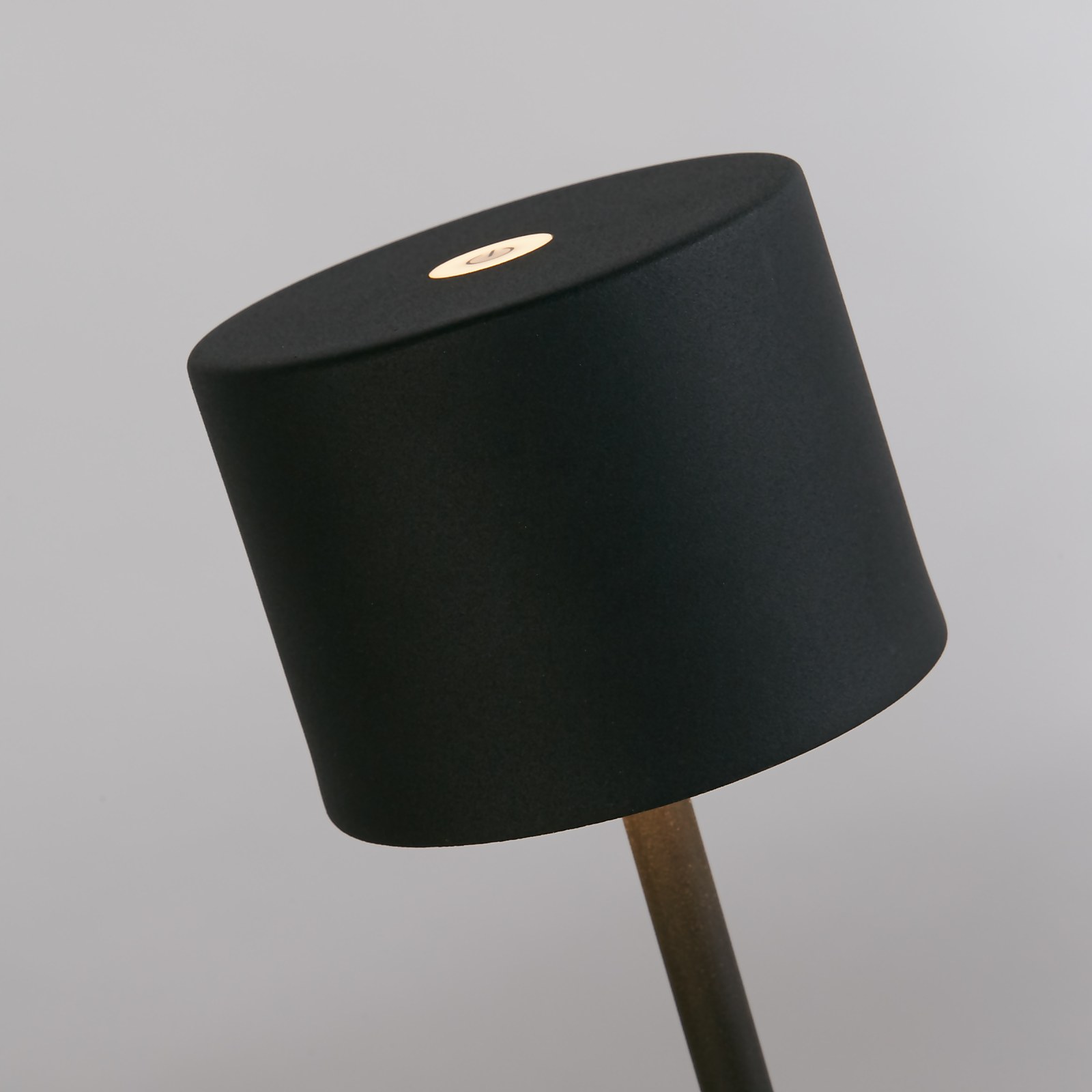 Homebase Rechargeable Table Lamp Black Lighting, Black St