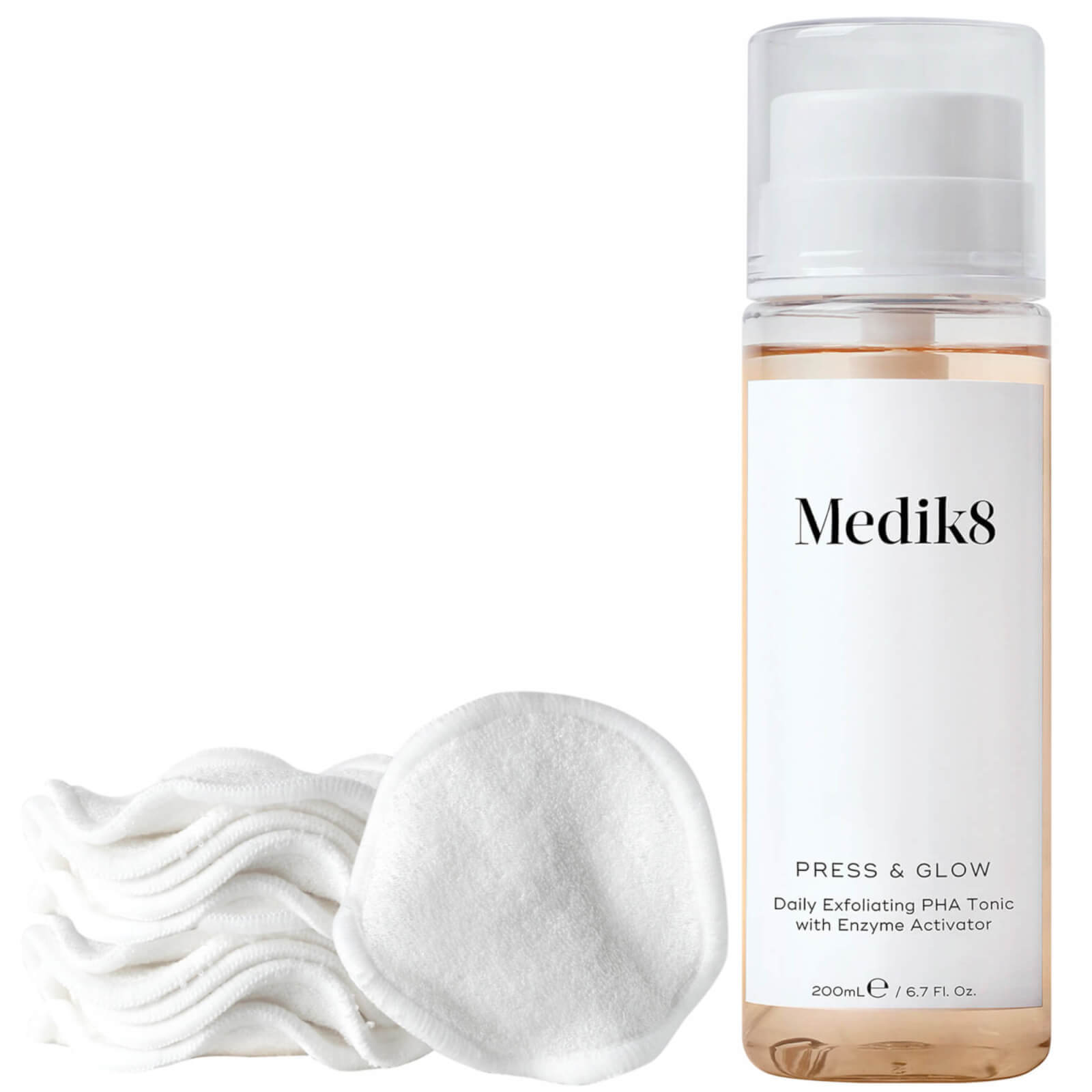 Medik8 Press & Glow and Cotton Pads