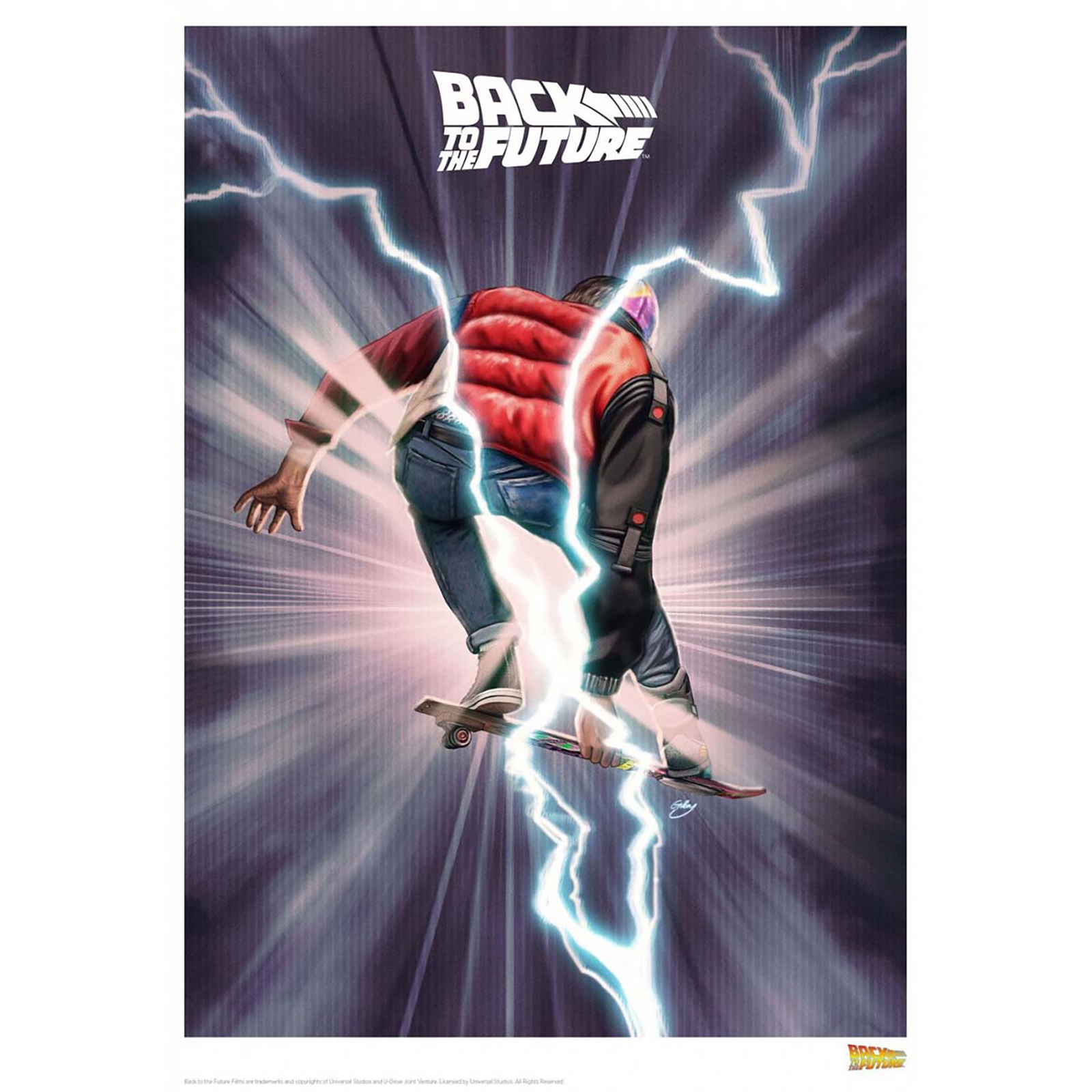 Click to view product details and reviews for Back To The Future Limited Edition Art Print.