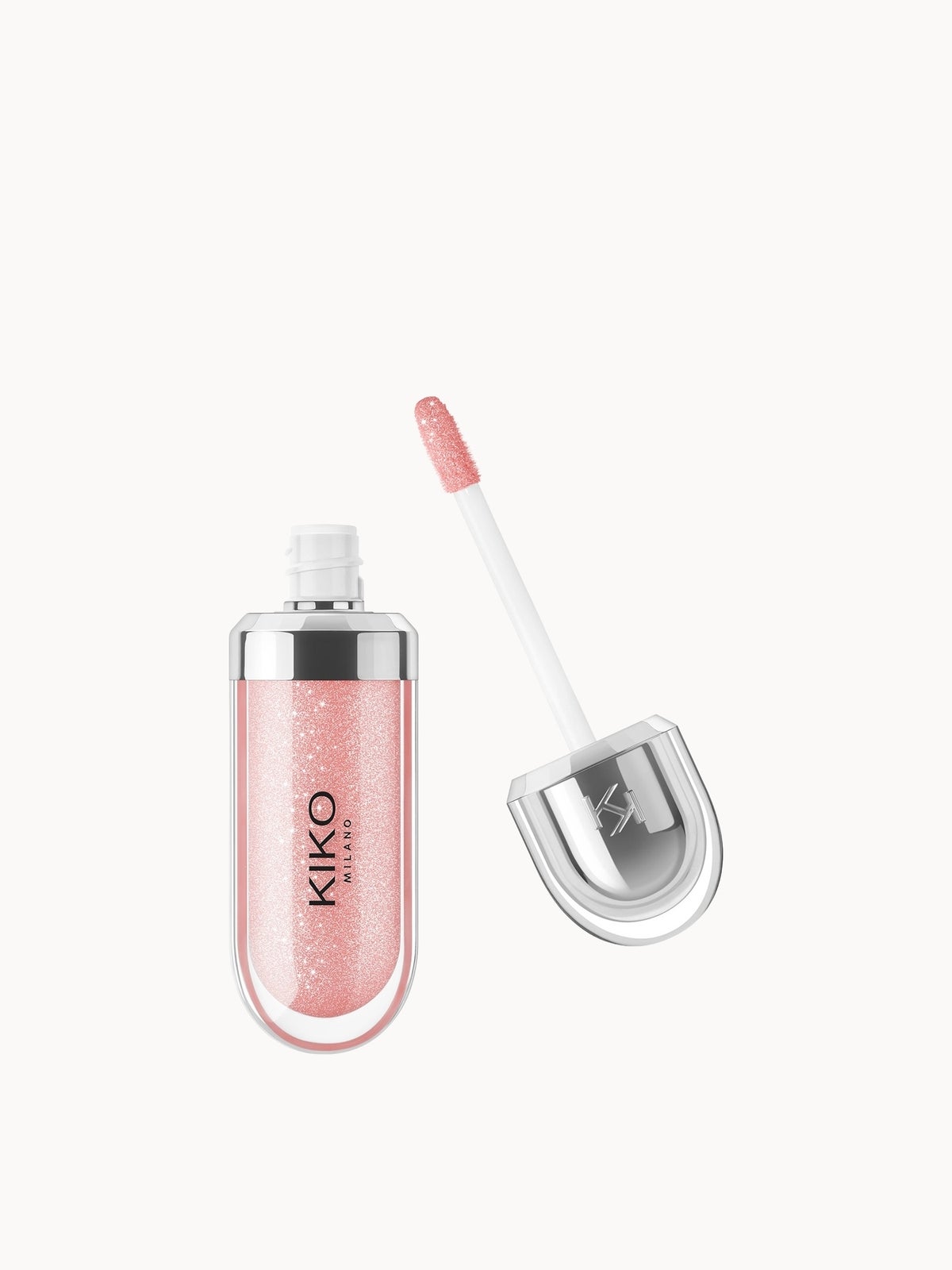 KIKO Milano 3D Hydra Lipgloss 6.5ml (Various Shades) - 04 Pearly Peach Rose