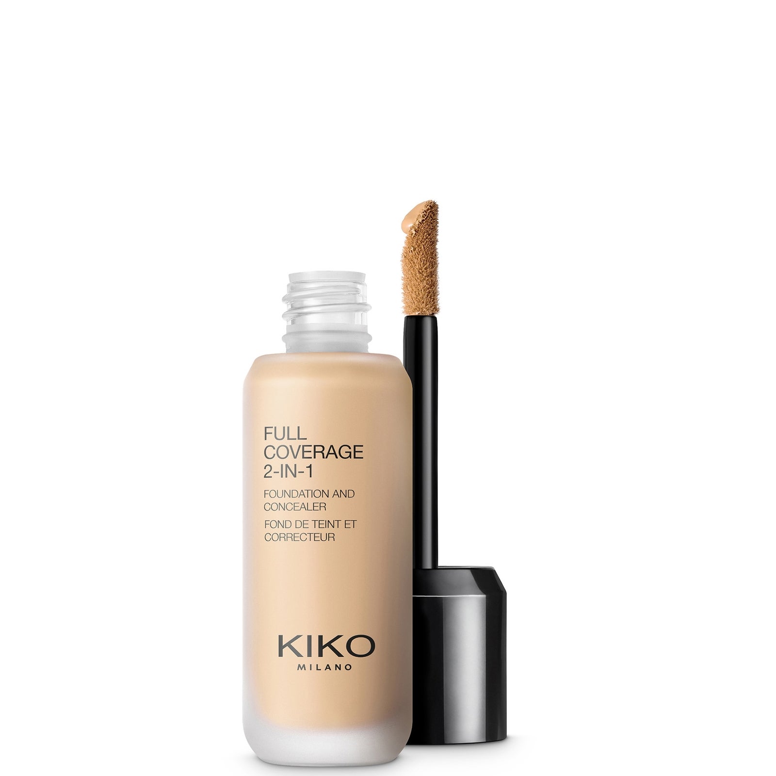 KIKO Milano Full Coverage 2-in-1 Foundation and Concealer 25ml (Various Shades) - 25 Warm Beige