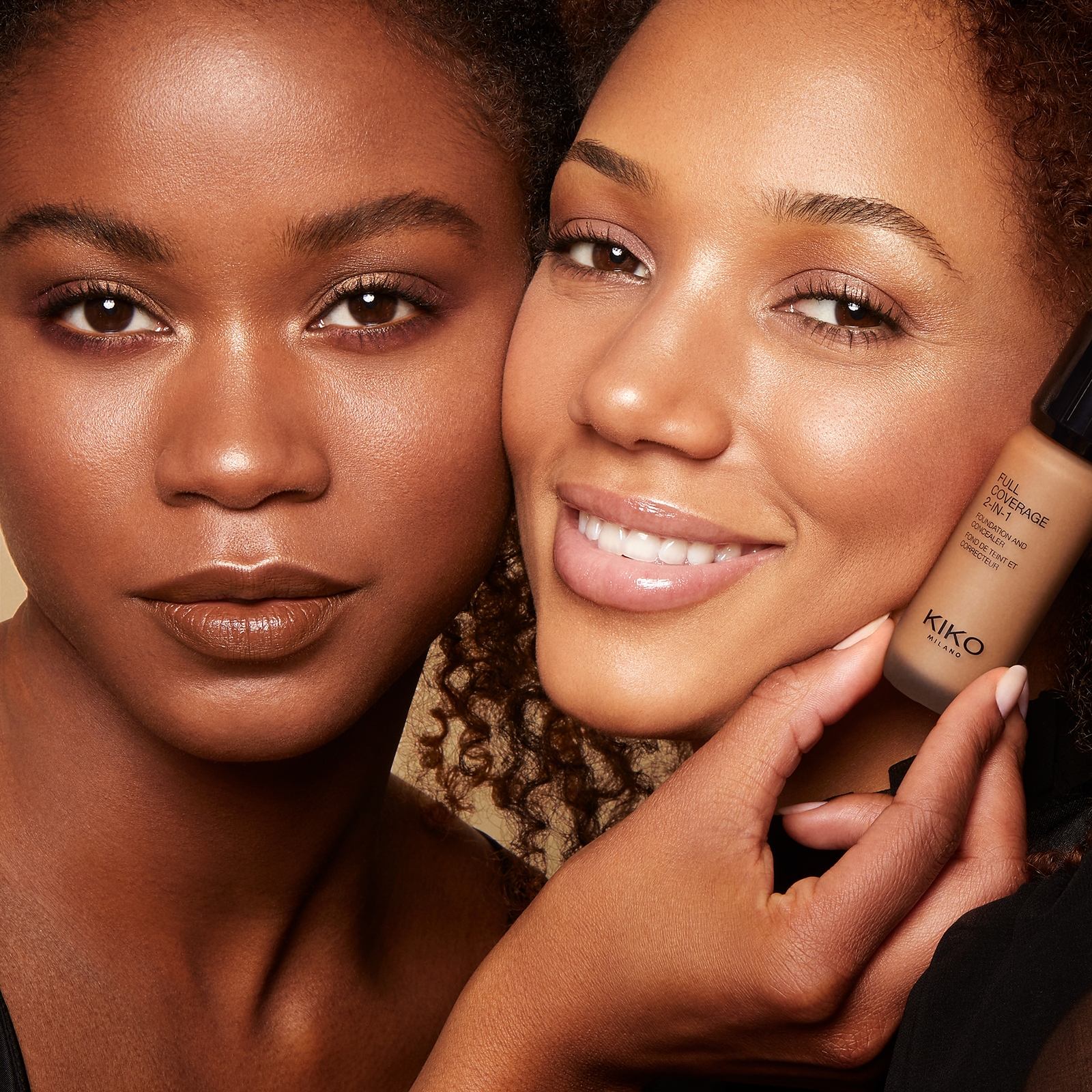 Thumbnail - KIKO Milano Full Coverage 2-in-1 Foundation and Concealer 25ml (Various Shades) - 95 Neutral Gold