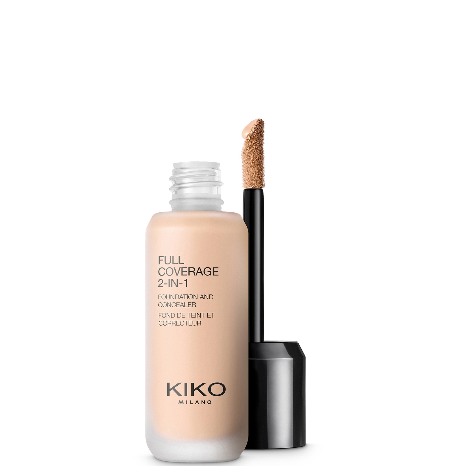 KIKO Milano Full Coverage 2-en-1 Fond de Teint et Correcteur 25 ml (nuances variées) - 15 Warm Rose