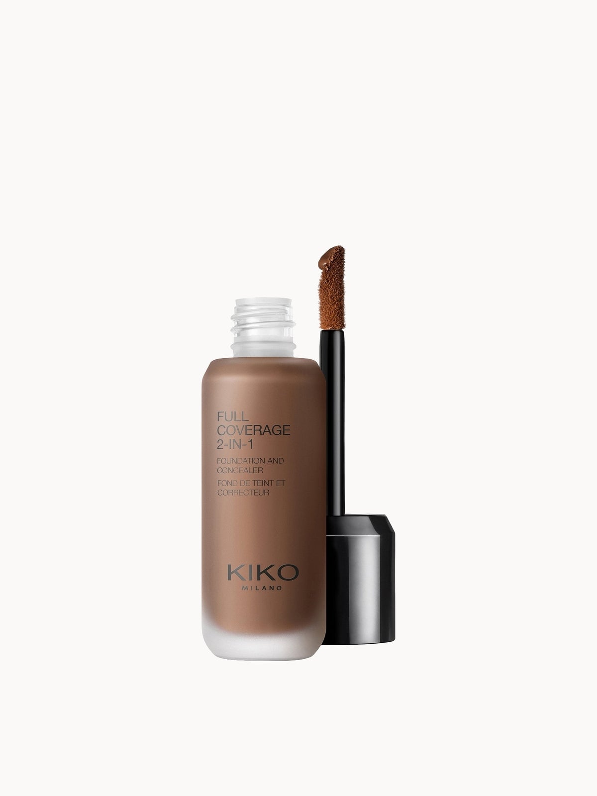 Kiko Milano Unisex 200 Neutral Full Coverage 2-In-1 Foundation & Concealer 25Ml In - Image 2