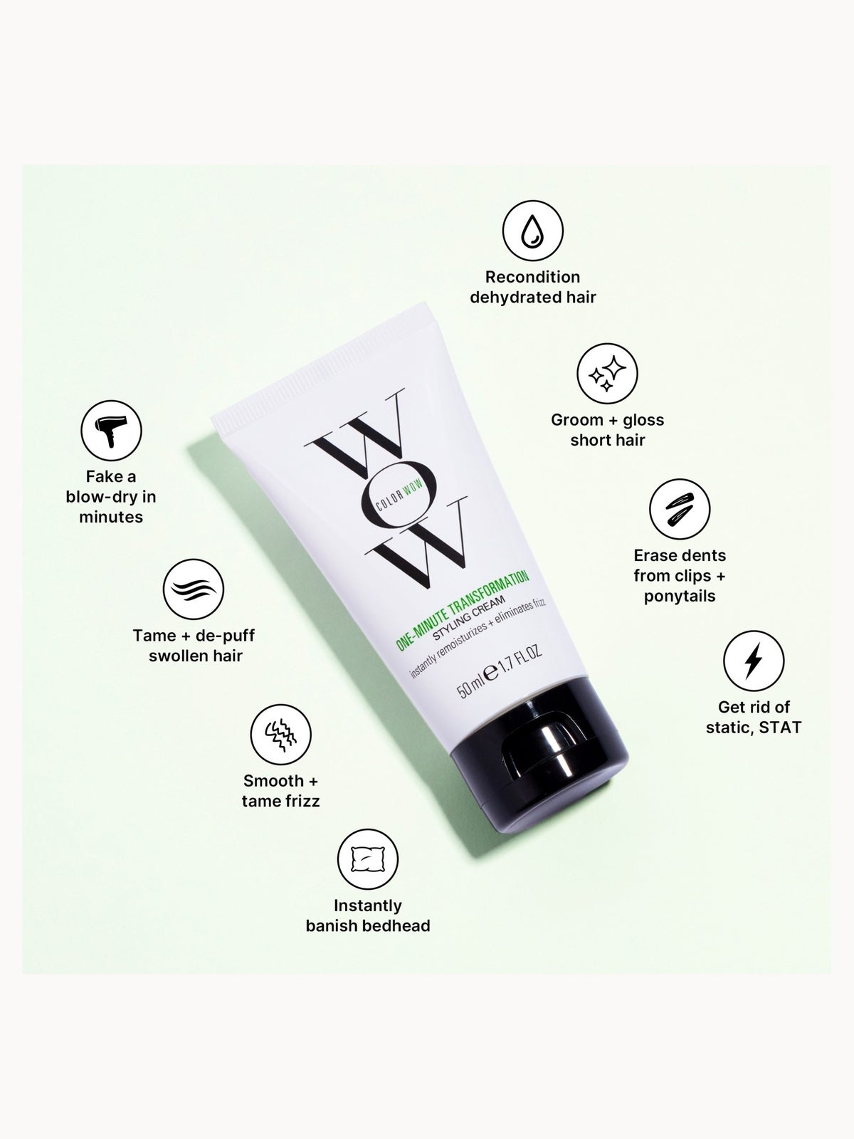 Color Wow Travel One Minute Transformation Styling Cream 50ml 4