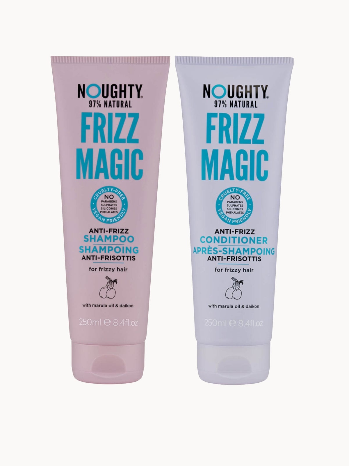 Noughty Frizz Magic Shampoo and Conditioner Duo Bundle