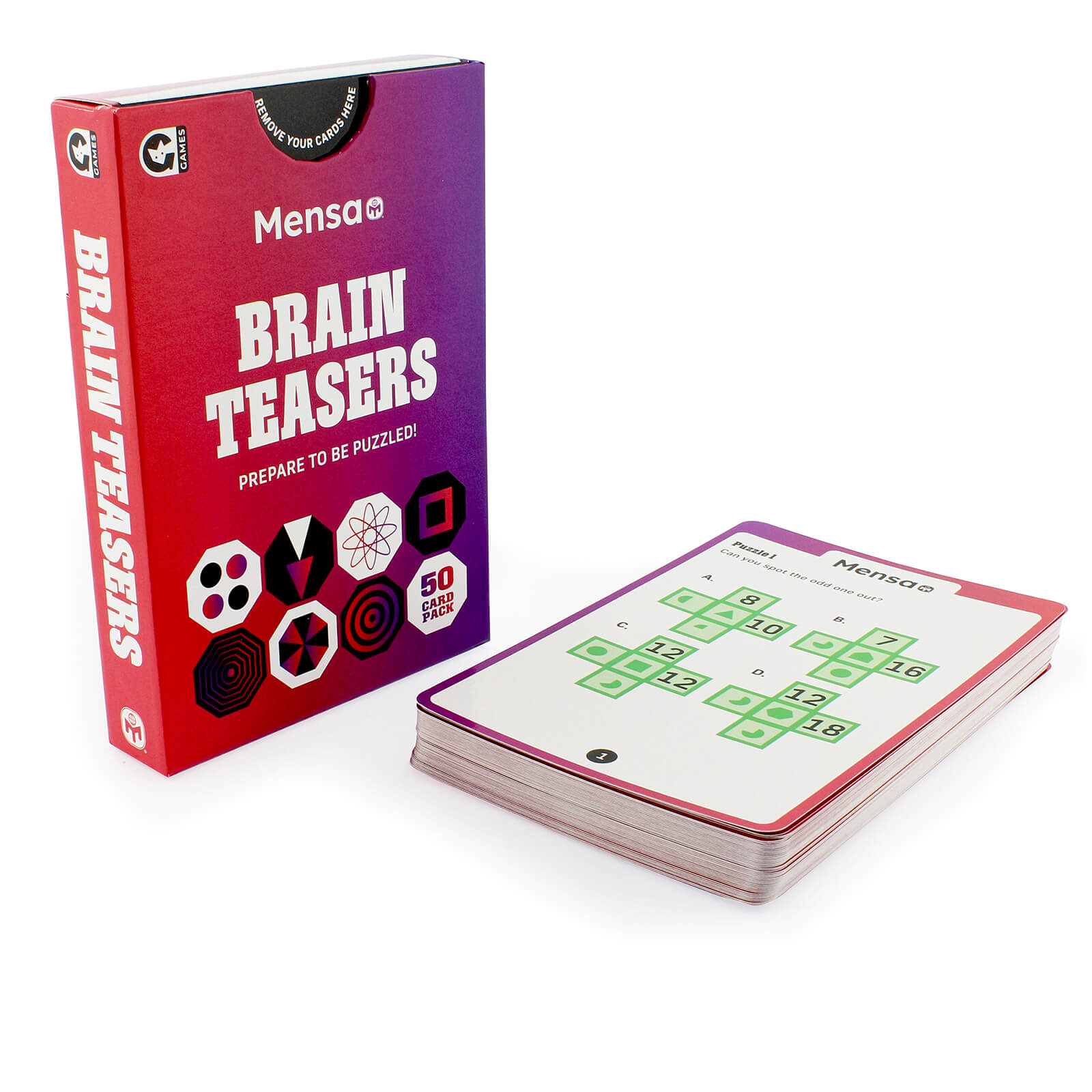 Mensa- Brain Teasers Card Game