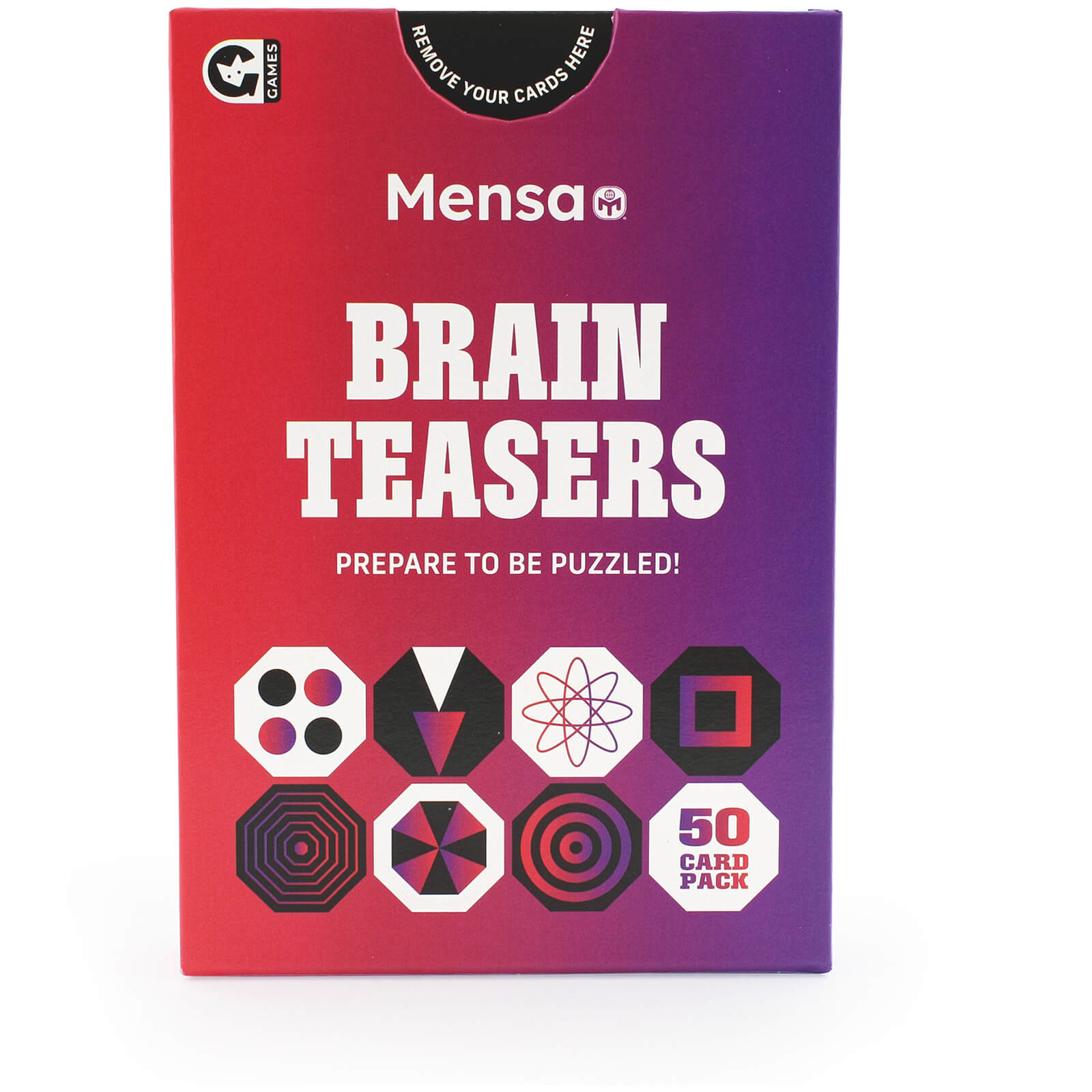 Mensa- Brain Teasers Card Game