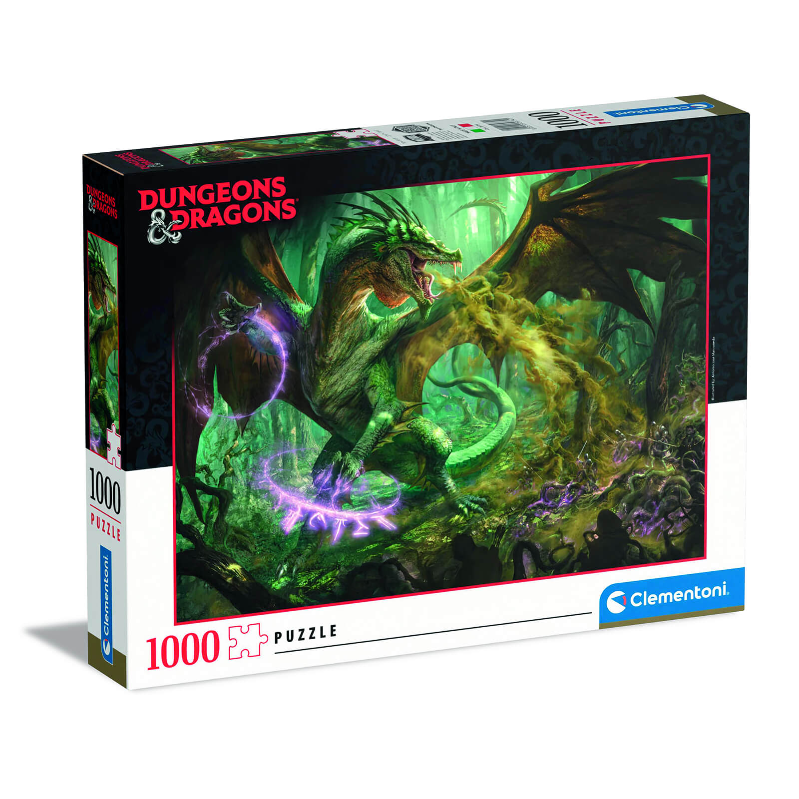 Image of Clementoni Dungeons & Dragons 1000 Piece Jigsaw Puzzle 2