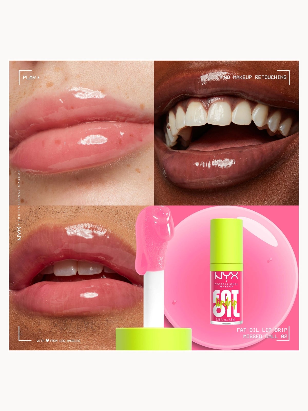 NYX Professional Makeup Fat Oil Lip Drip Lip Gloss - Missed Call 2