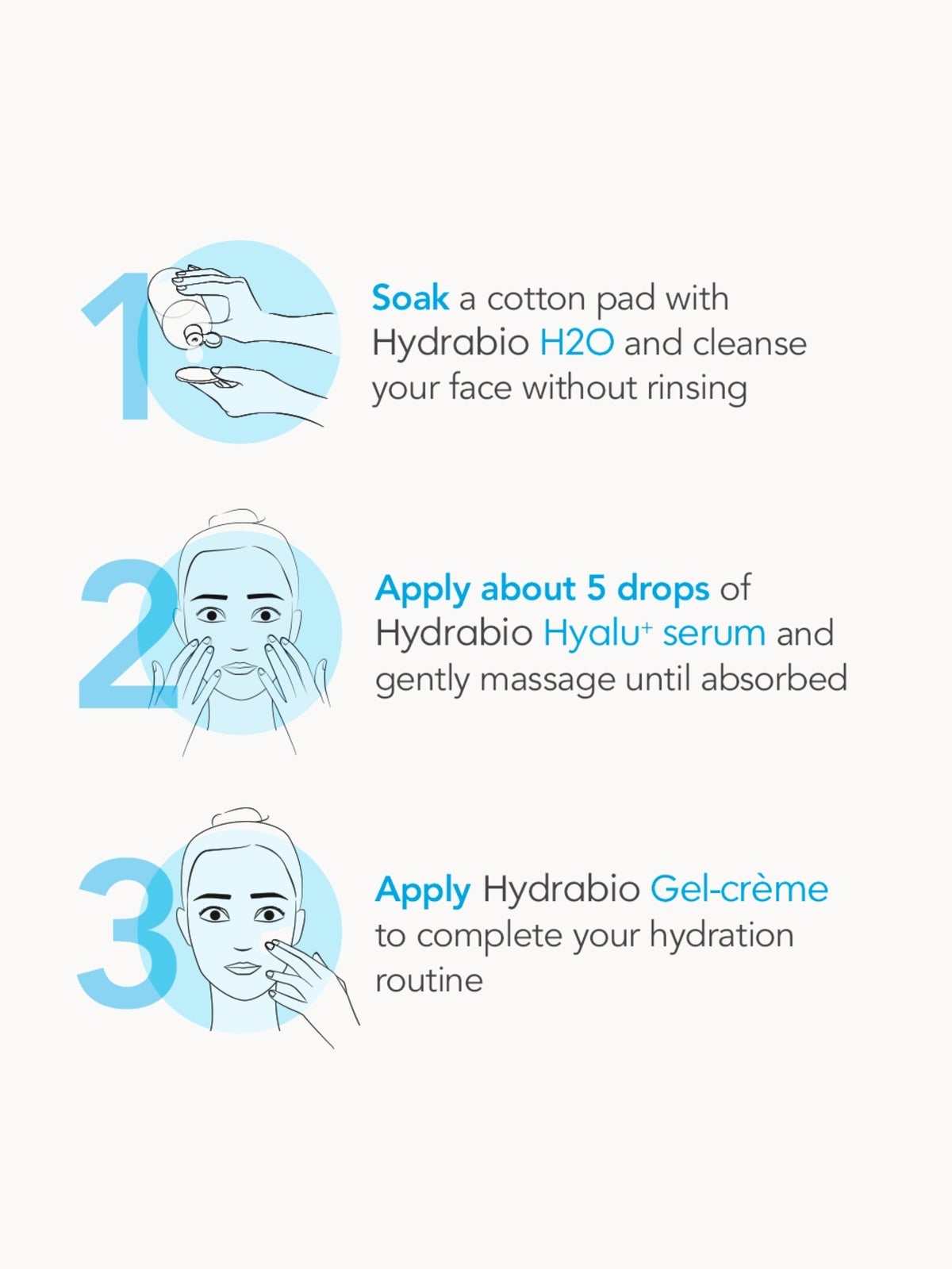 Bioderma Hydrabio Hyalu+ Plumping Hydrating Serum with Hyaluronic Acid for Dehydrated Skin 30ml 4
