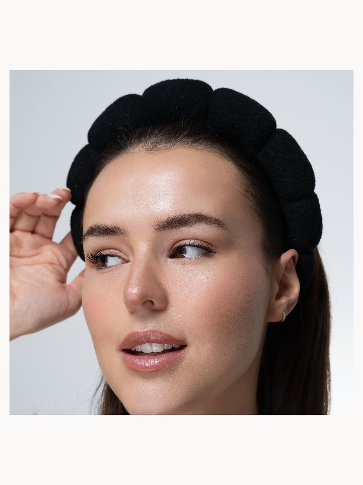 brushworks Black Cloud Headband 3