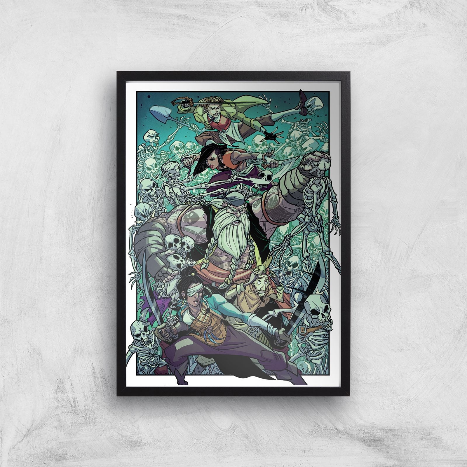 Sea of Thieves SEA DOGS SEARCH Giclee Art Print - A2 - Black Frame