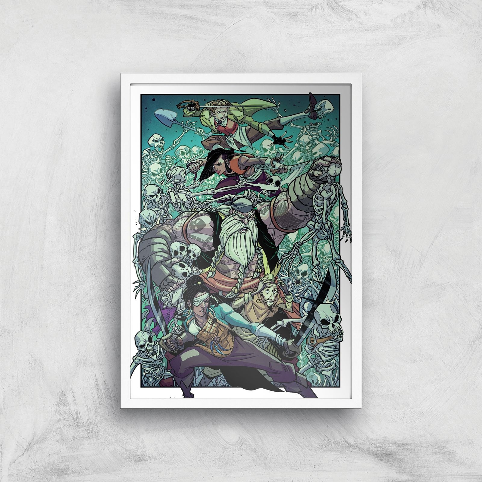 Sea of Thieves SEA DOGS SEARCH Giclee Art Print - A3 - White Frame