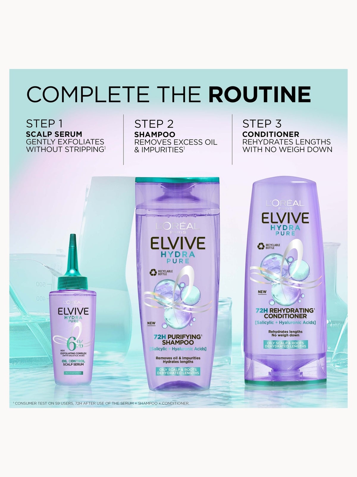 L'Oréal Paris Elvive Hydra Pure Exfoliating Pre-Shampoo Scalp Serum with Salicylic Acid for Oily Scalp and Roots 102ml 4