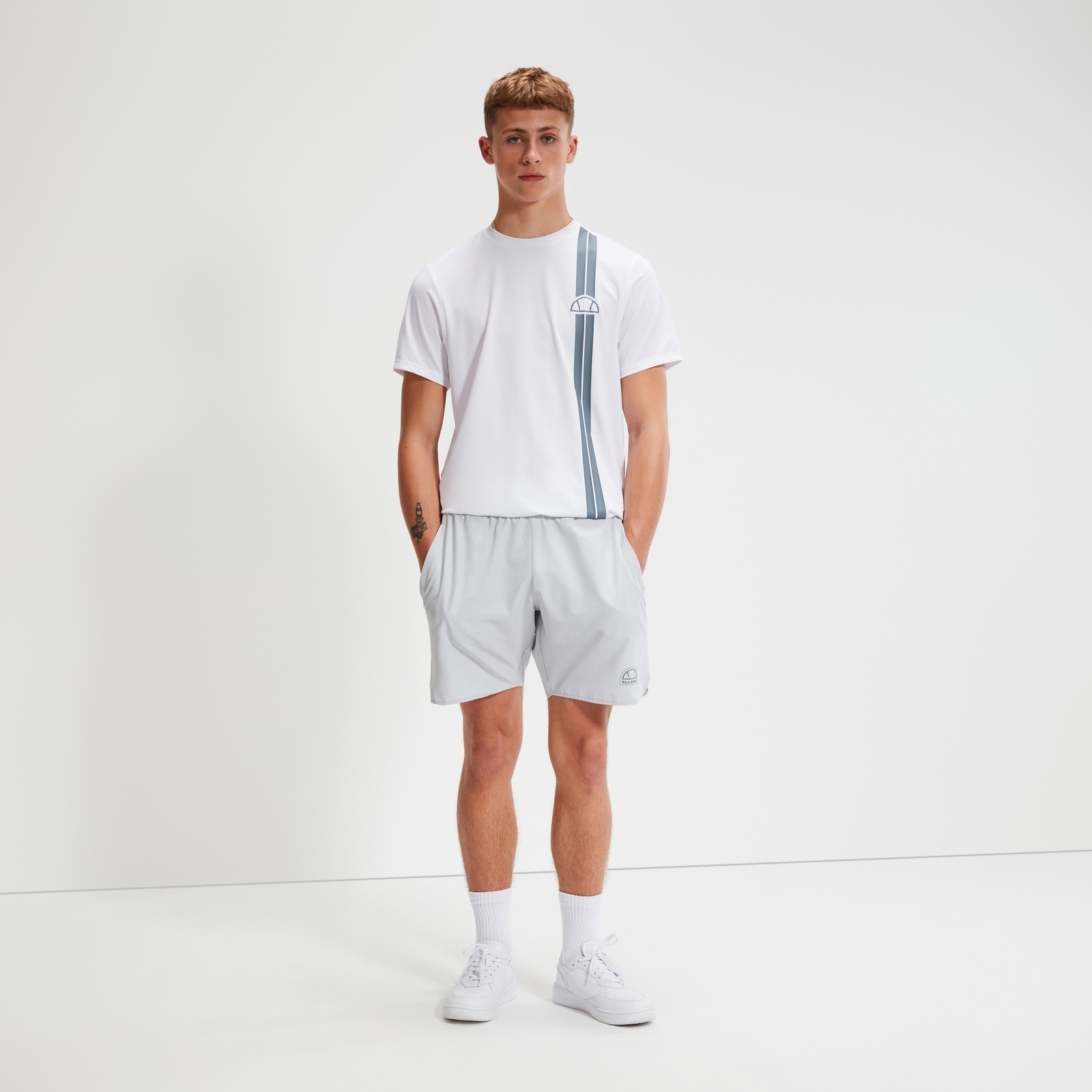 Image of Men's Locazzi Short Light Grey