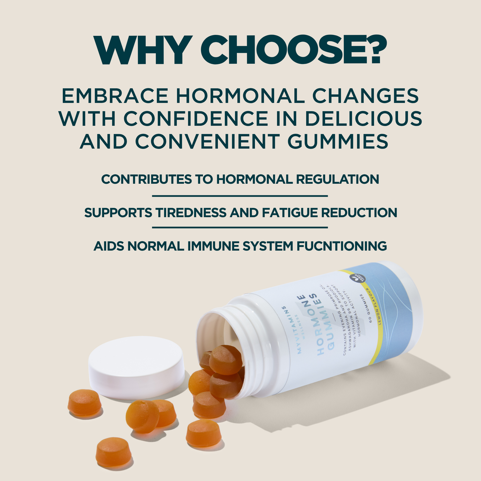 Myprotein Hormone Gummies - 60gummies - Lemon