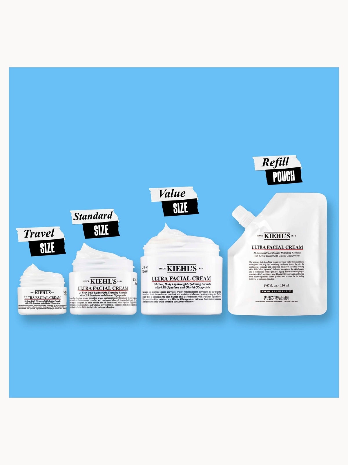 Kiehl's Ultra Facial Cream Refill Pouch 150ml 3