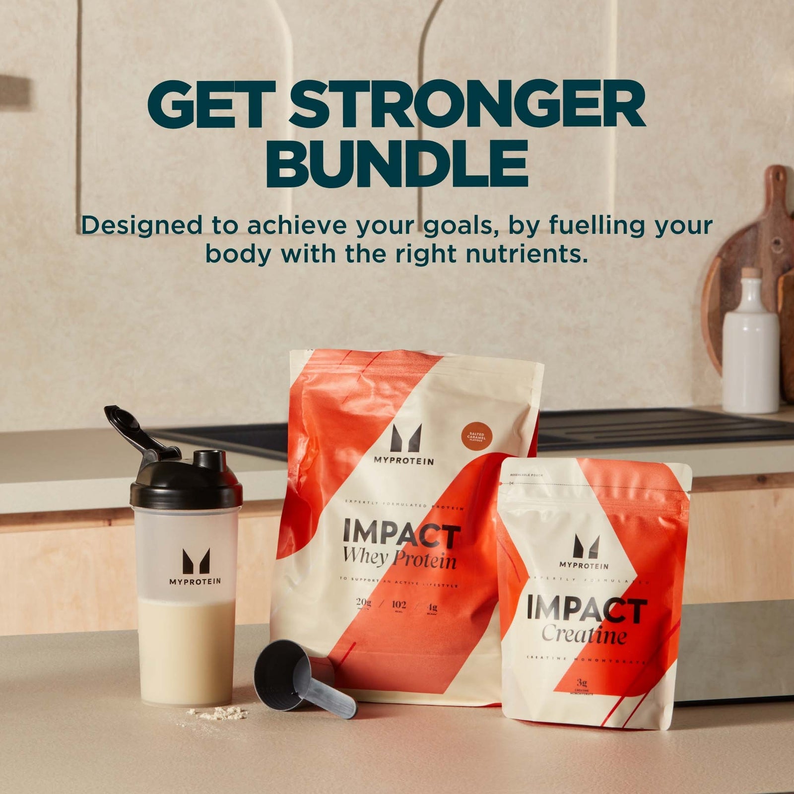 Myprotein Get Stronger Bundle - Vanilla - Tropical