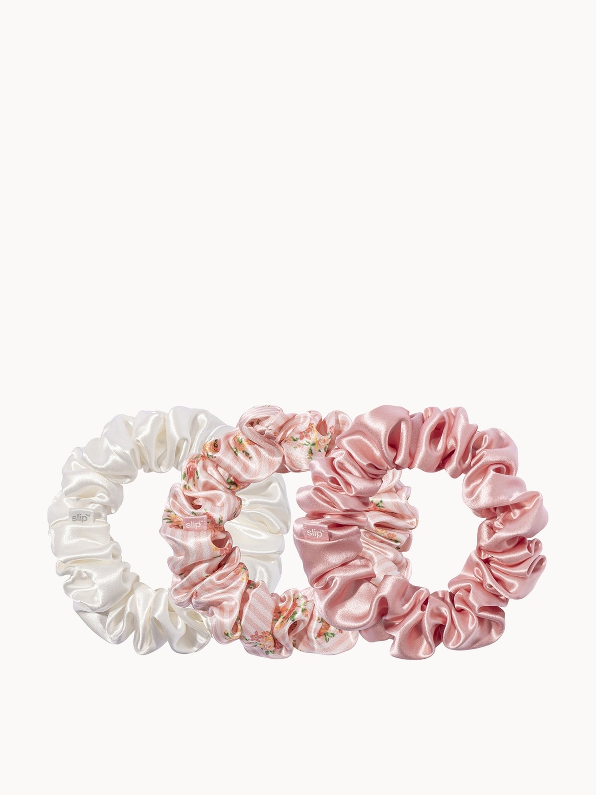 Slip Pure Silk Large Scrunchies - Petal 2