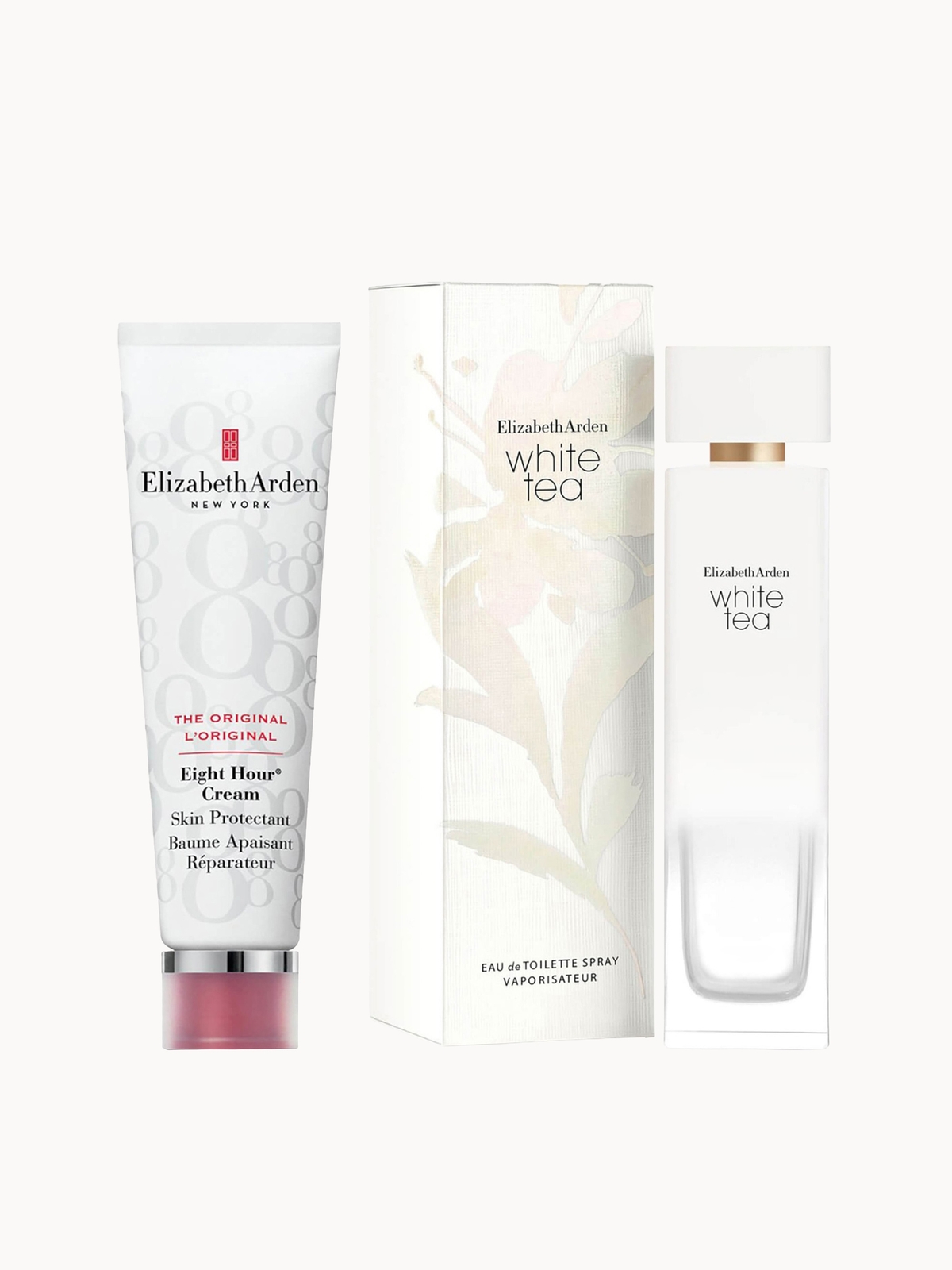Elizabeth Arden Eight Hour Skin Protectant 50ml and White Tea Eau de Toilette 100ml Bundle