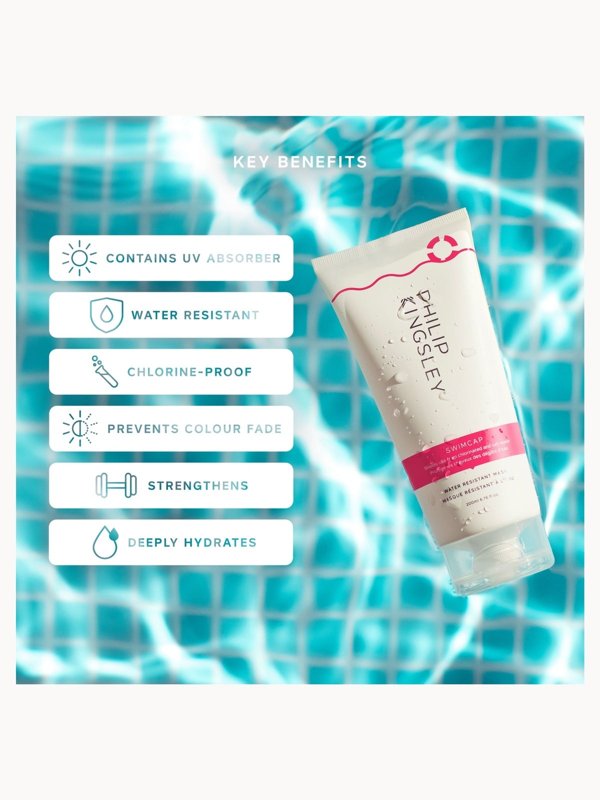 Philip Kingsley Swimcap Water-Resistant Mask 200ml 2