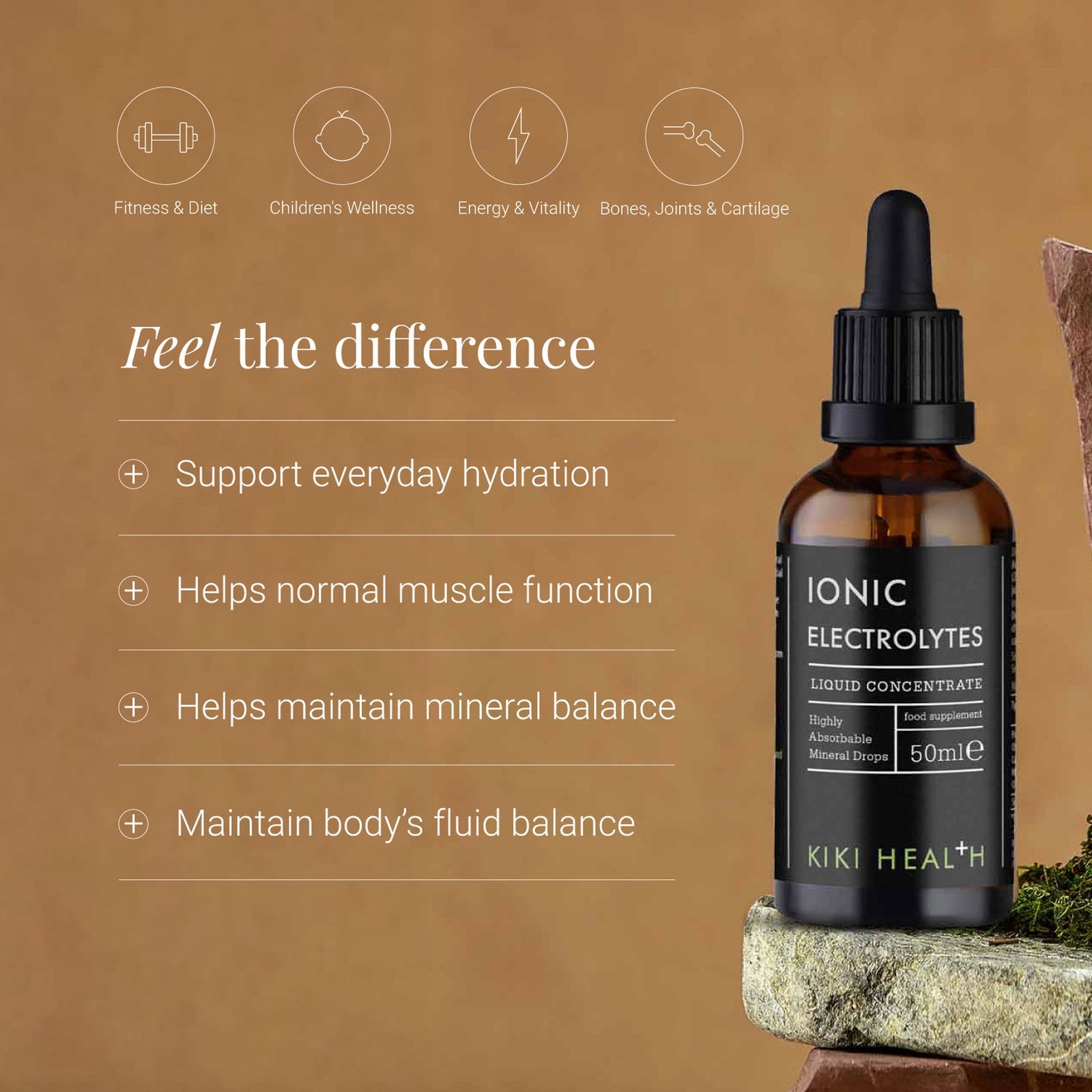 Kiki Health Ionic Electrolytes Liquid Concentrate - 50ml