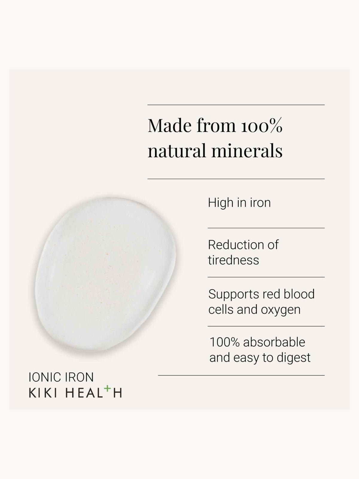 KIKI Health Ionic Iron Liquid Concentrate 50ml 2