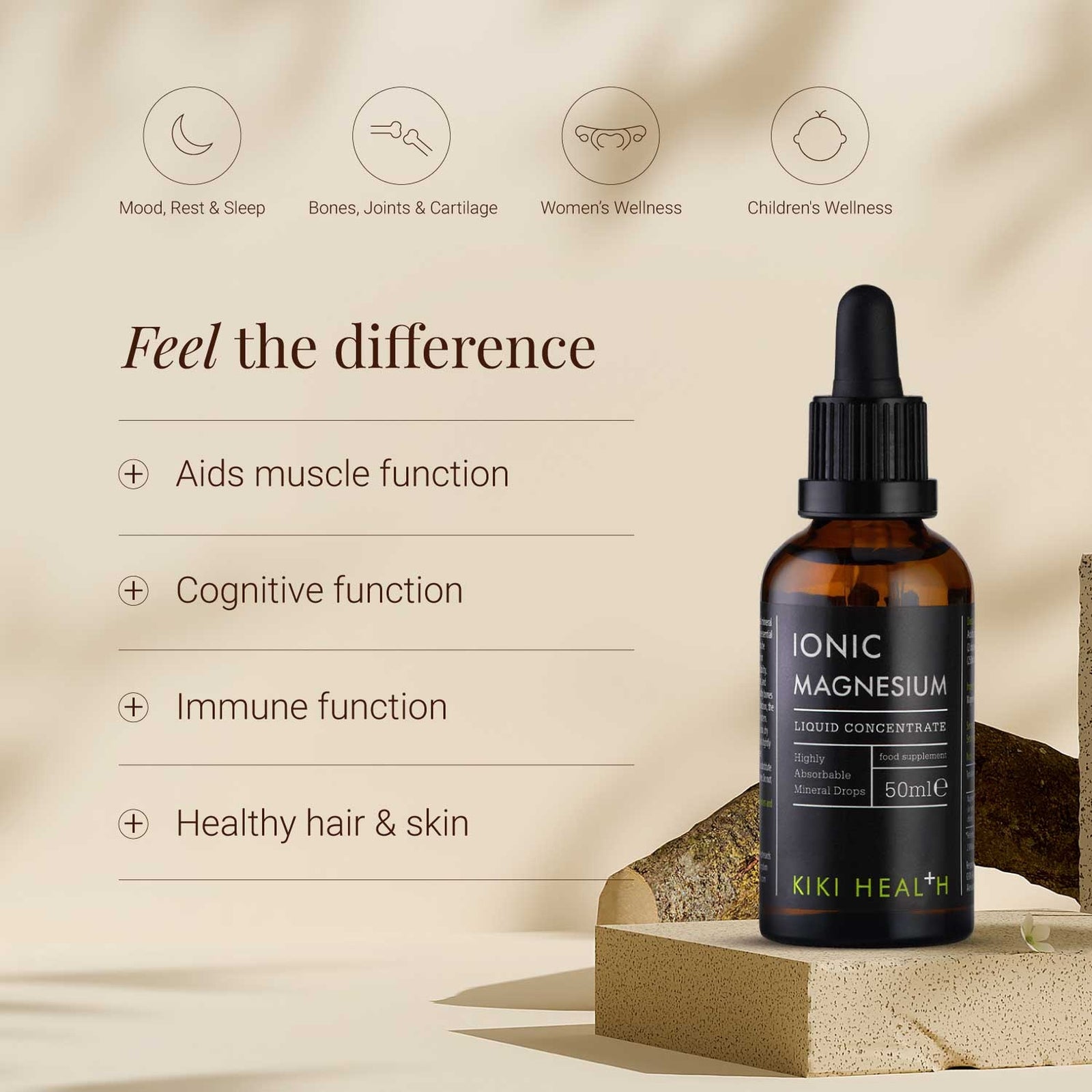 Kiki Health Ionic Magnesium Liquid Concentrate - 50ml