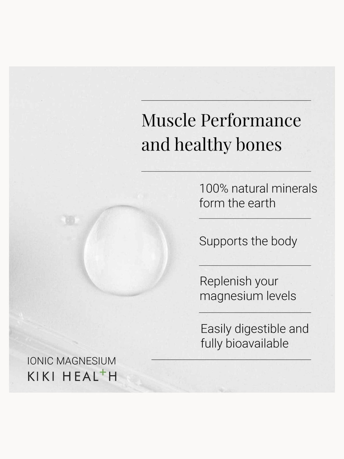 KIKI Health Ionic Magnesium Liquid Concentrate - 50ml 2