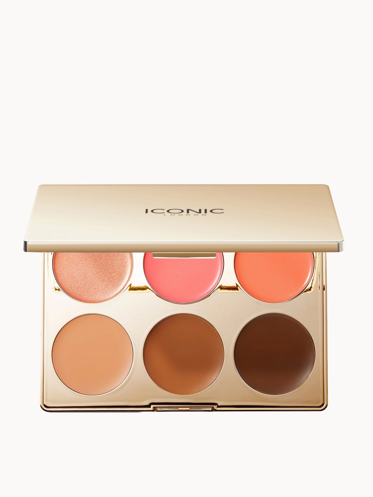 ICONIC London Multi-Use Cream Blush, Bronze and Highlight Palette