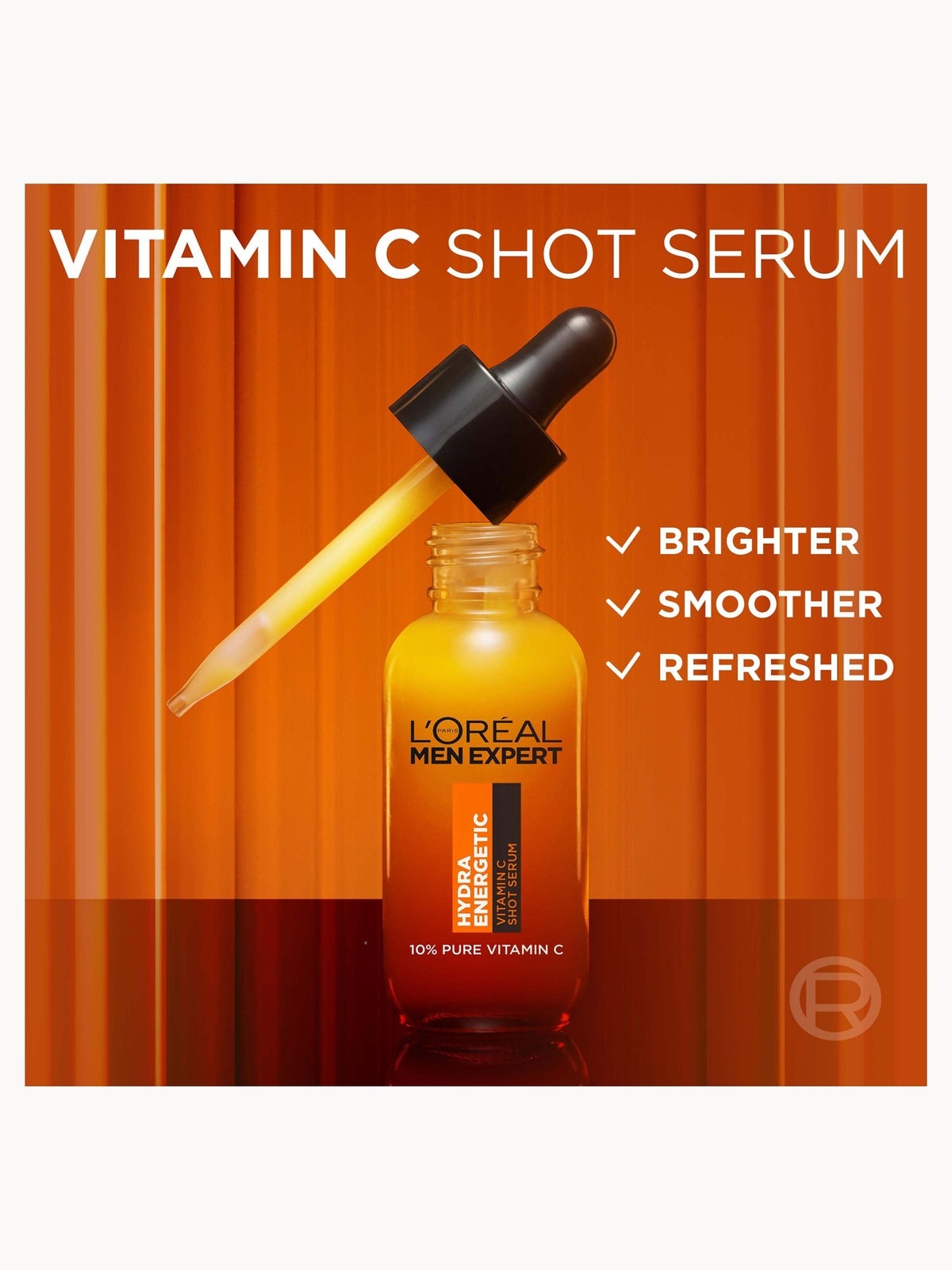 L'Oréal Men Expert Hydra Energetic 10% Pure Vitamin C Serum 30ml 2