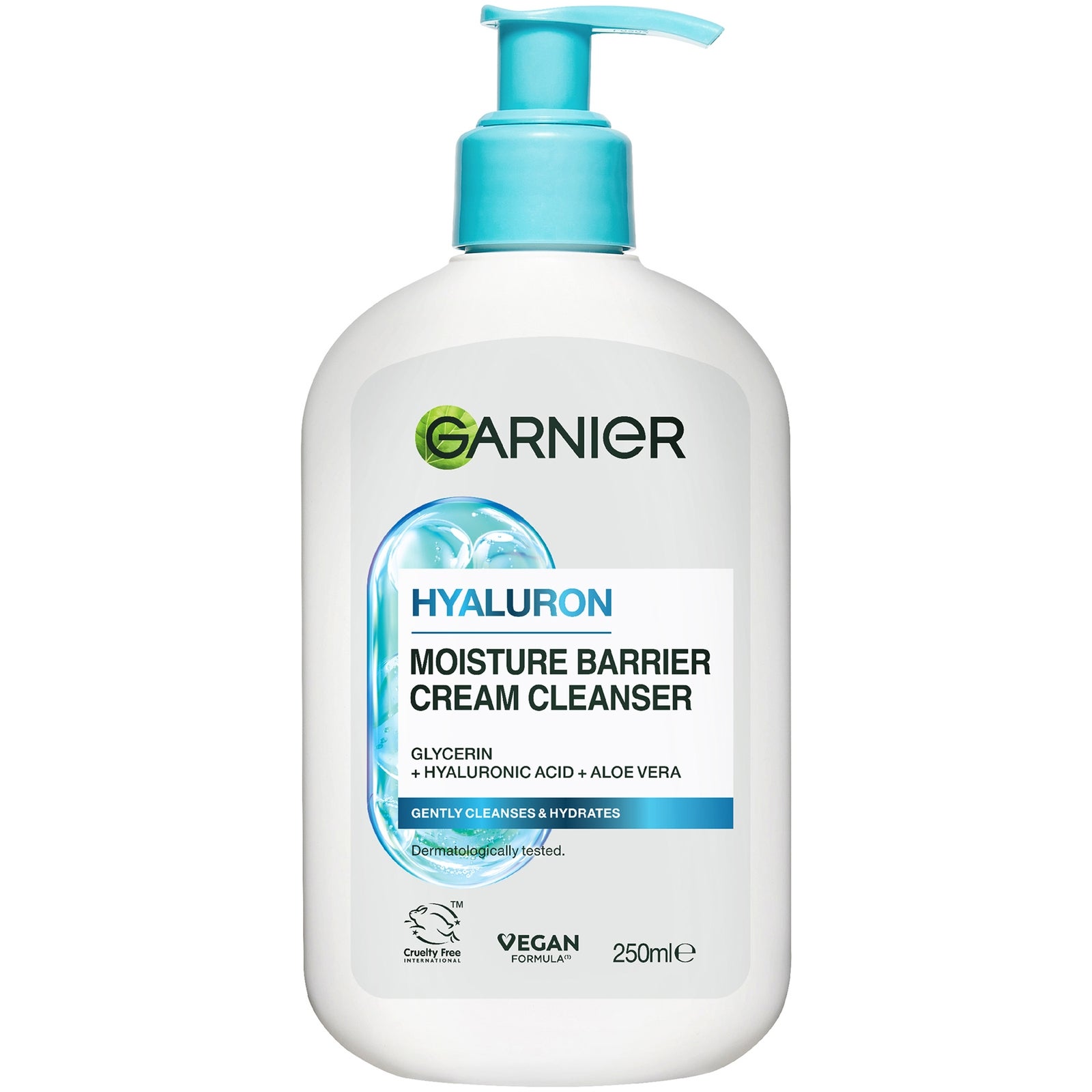 Garnier Skin Active Hyaluronic Aloe Soothing Cream Cleanser 250ml