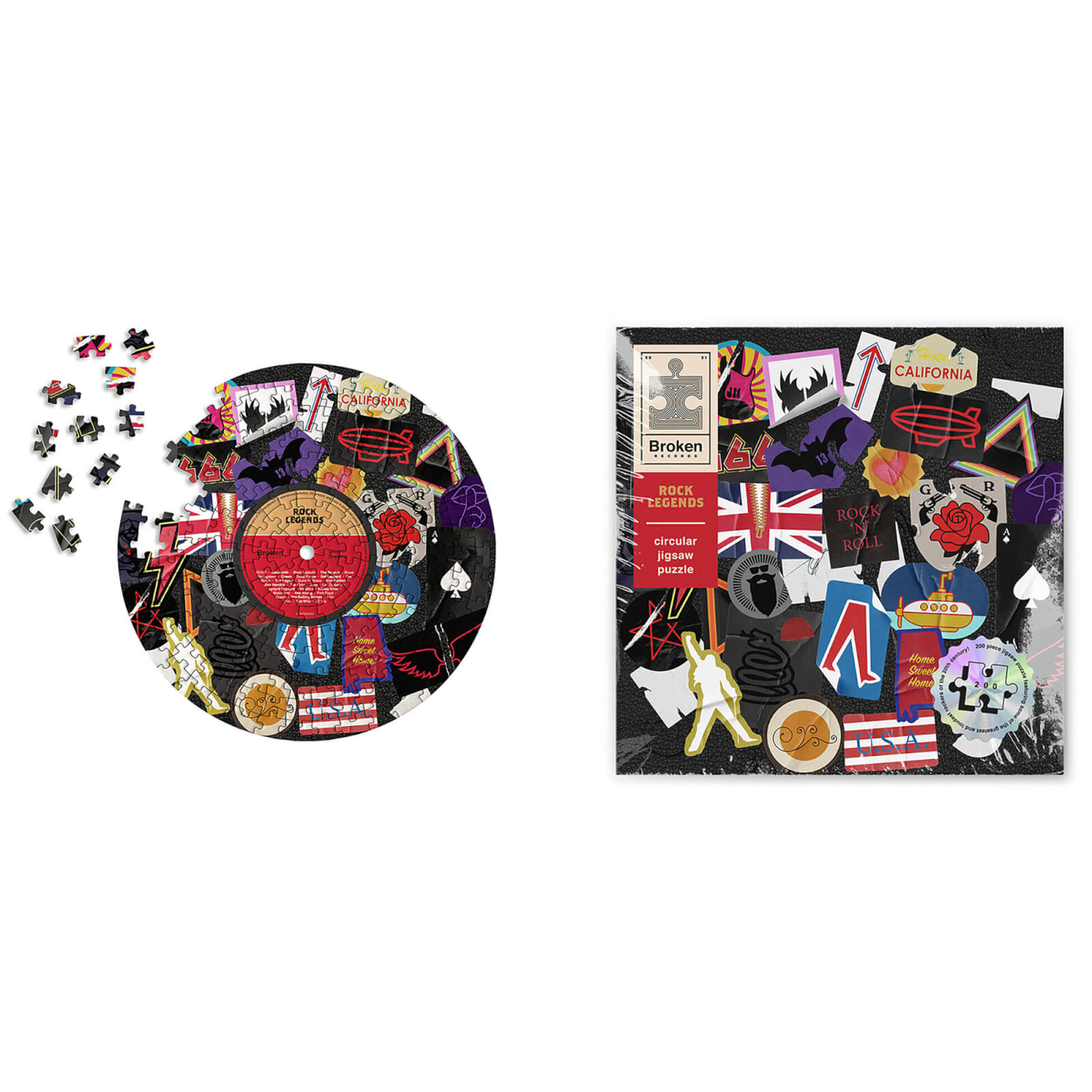 Rock Legends Broken Records